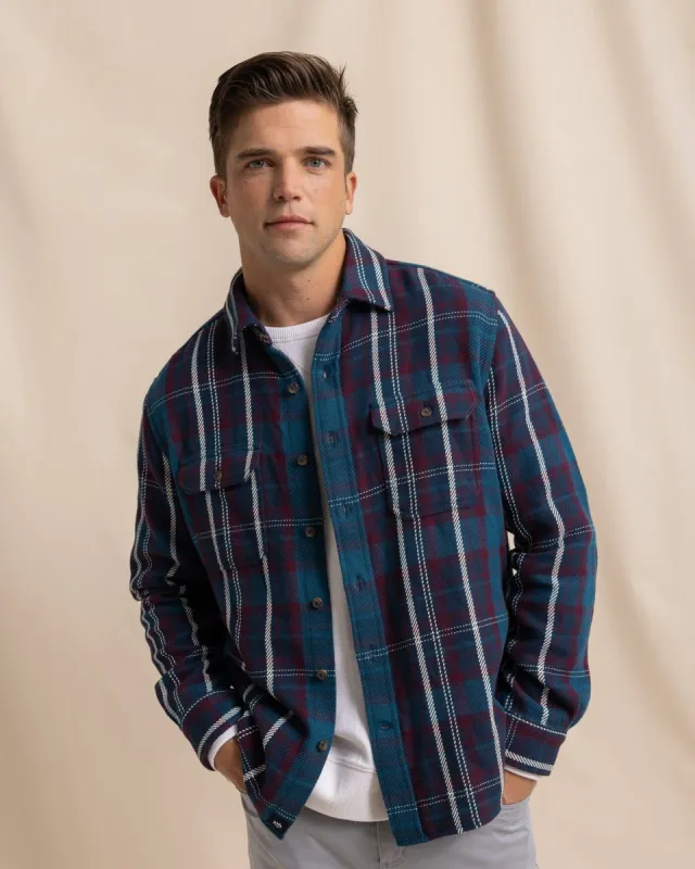 Beachwood Plaid Twill Long Sleeve Shirt sold by Southern Tide
