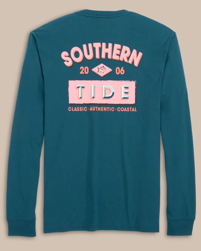 ST Dimensional Long Sleeve T-Shirt made by Southern Tide