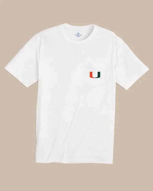 Miami Hurricanes Gameday Embroidered Short Sleeve T-Shirt sold by Southern Tide