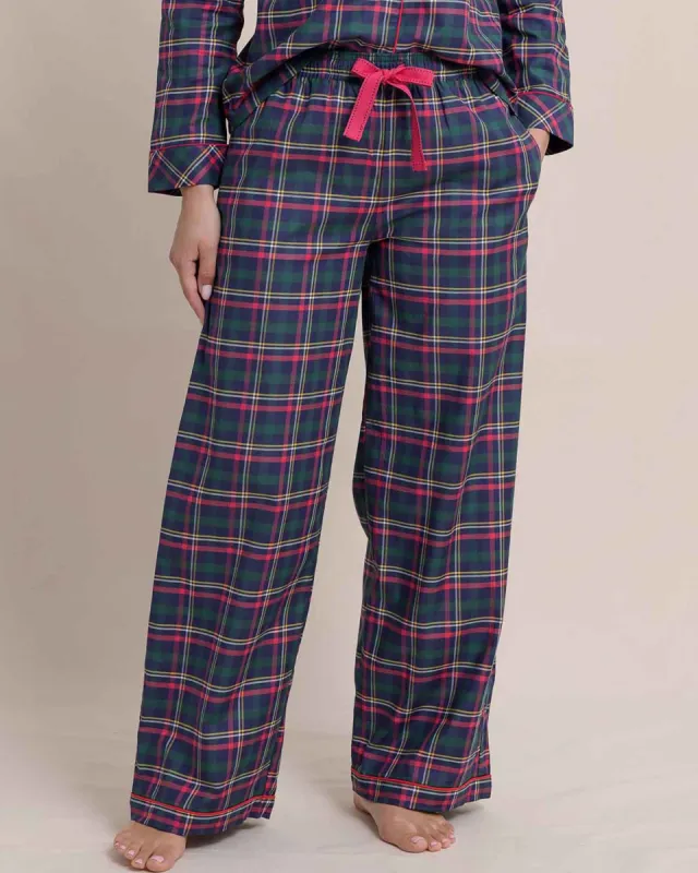 Women's Partridgeberry Plaid Lounge Pant sold by Southern Tide