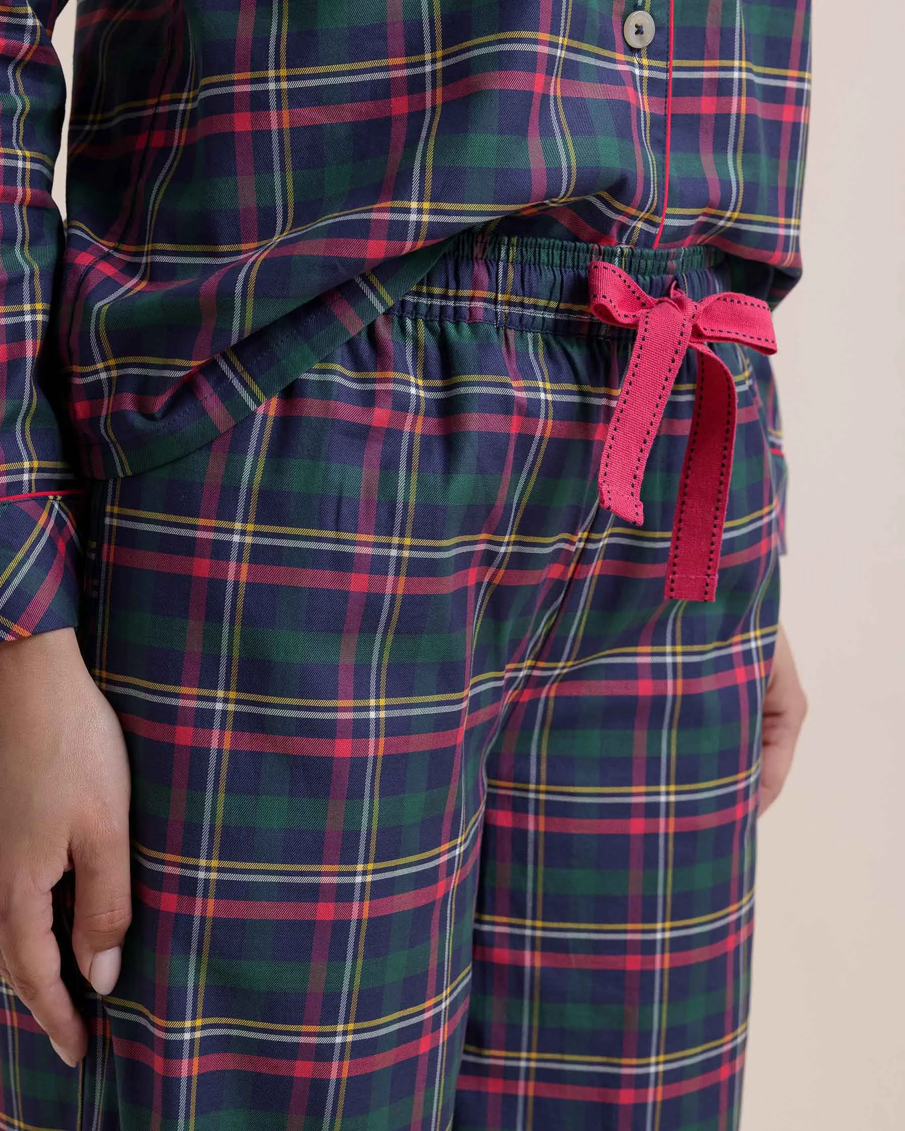 Women's Partridgeberry Plaid Lounge Pant sold by Southern Tide product image thumbnail 2