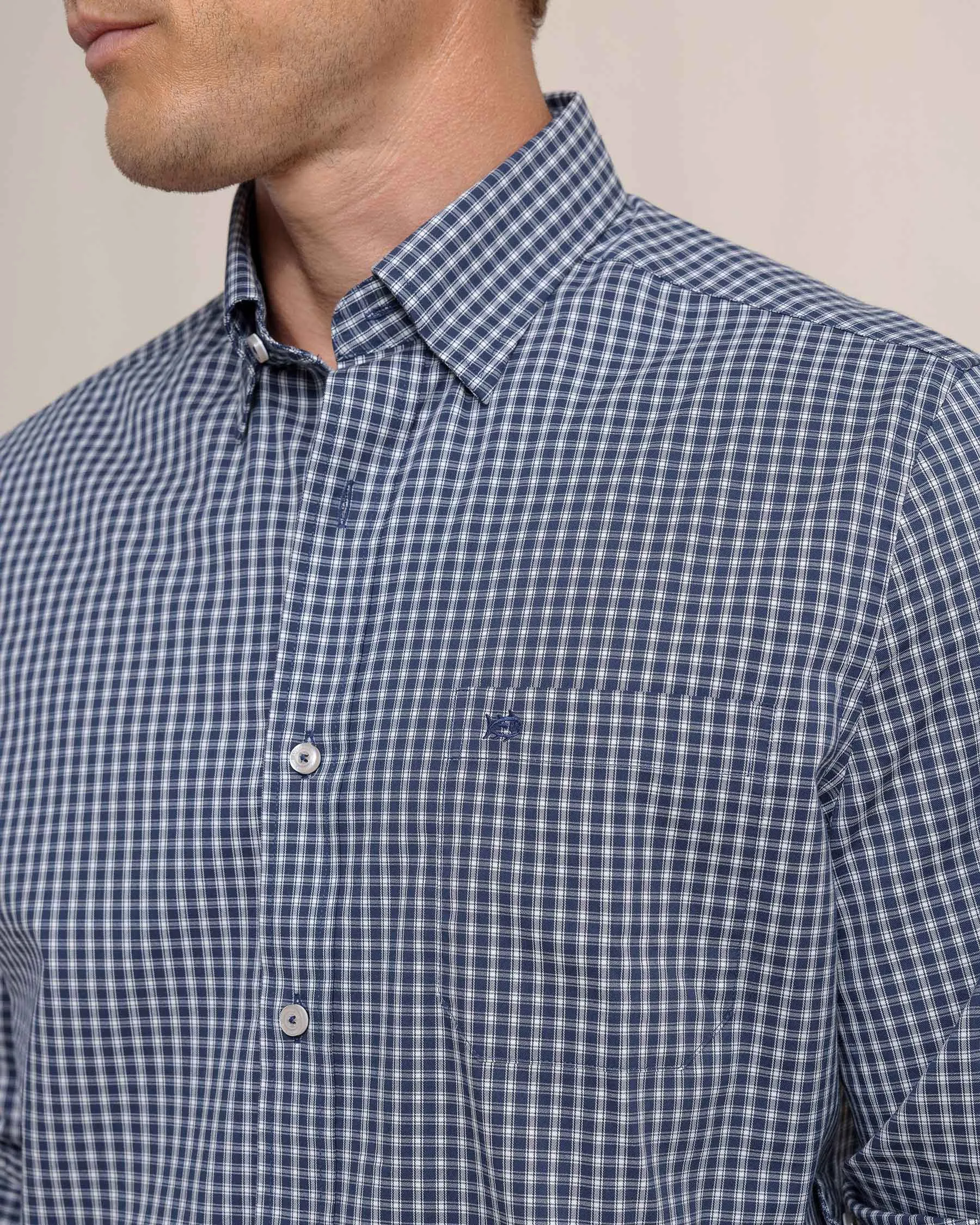 Charleston Pender Plaid Long Sleeve Sport Shirt sold by Southern Tide product image thumbnail 2