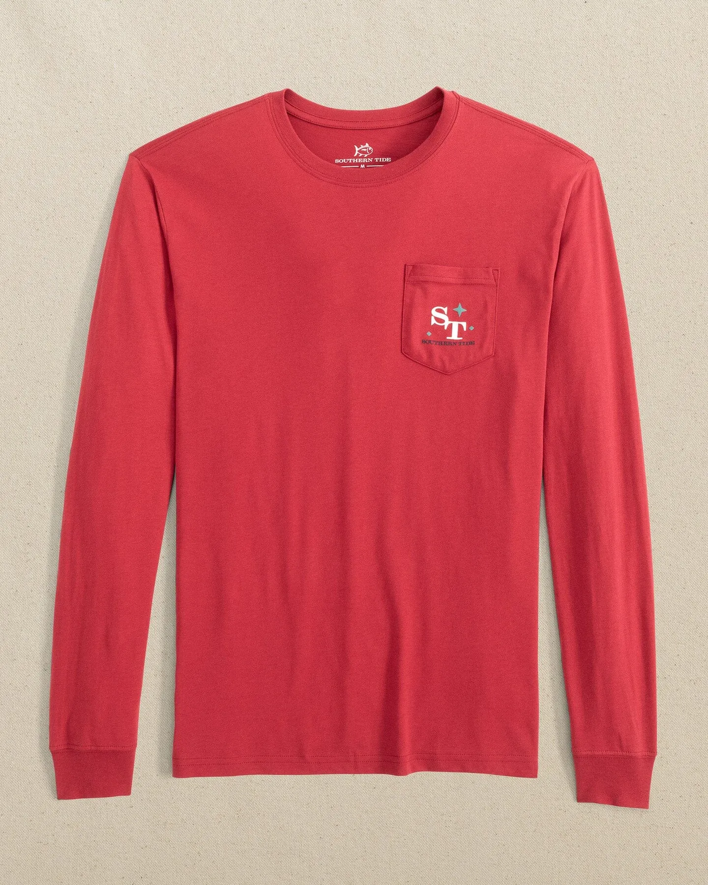 Deermas Tree Long Sleeve T-Shirt sold by Southern Tide product image thumbnail 2