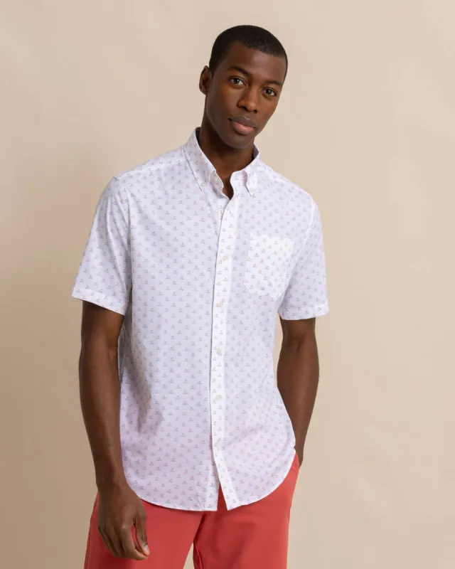 brrr°® Intercoastal Beach Voyager Short Sleeve Sport Shirt sold by Southern Tide