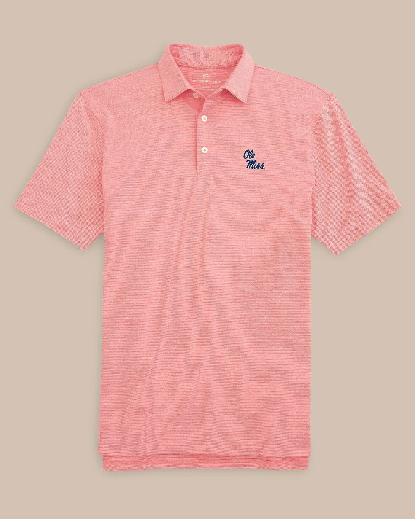 Ole Miss Stacked Driver Spacedye Polo Shirt sold by Southern Tide product image thumbnail 3