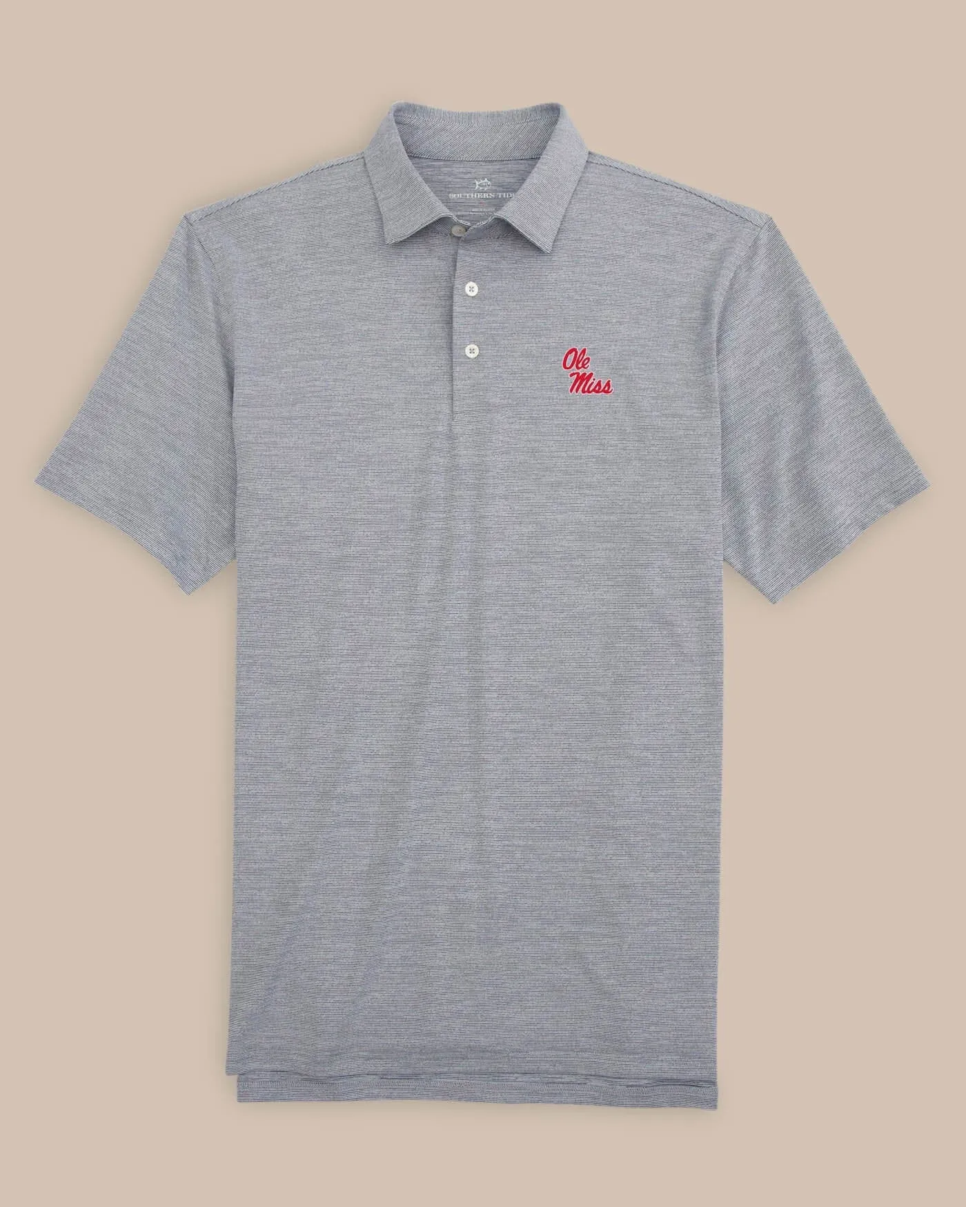 Ole Miss Stacked Driver Spacedye Polo Shirt sold by Southern Tide product image thumbnail 2
