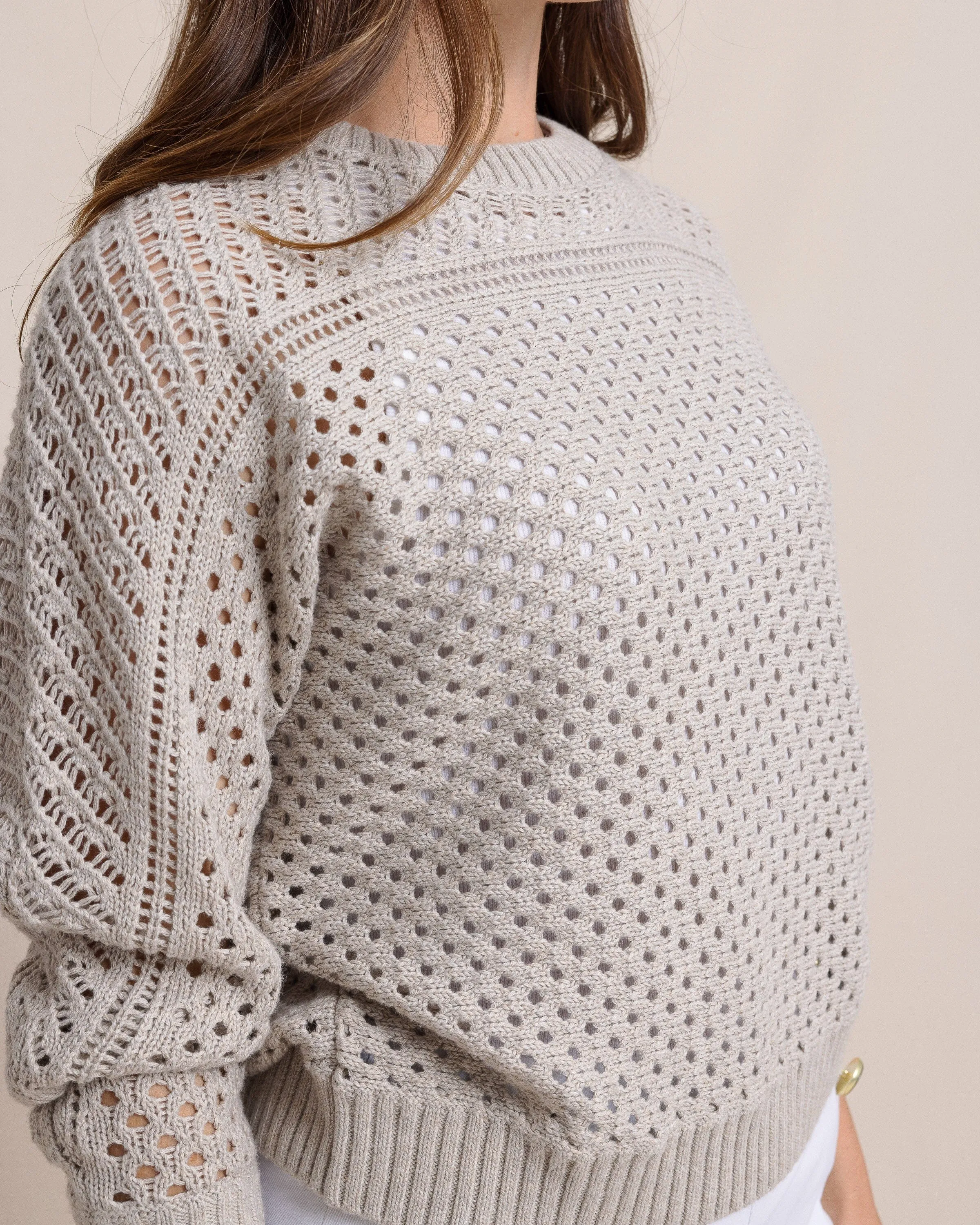 Ophelia Open Stitch Sweater sold by Southern Tide product image thumbnail 2