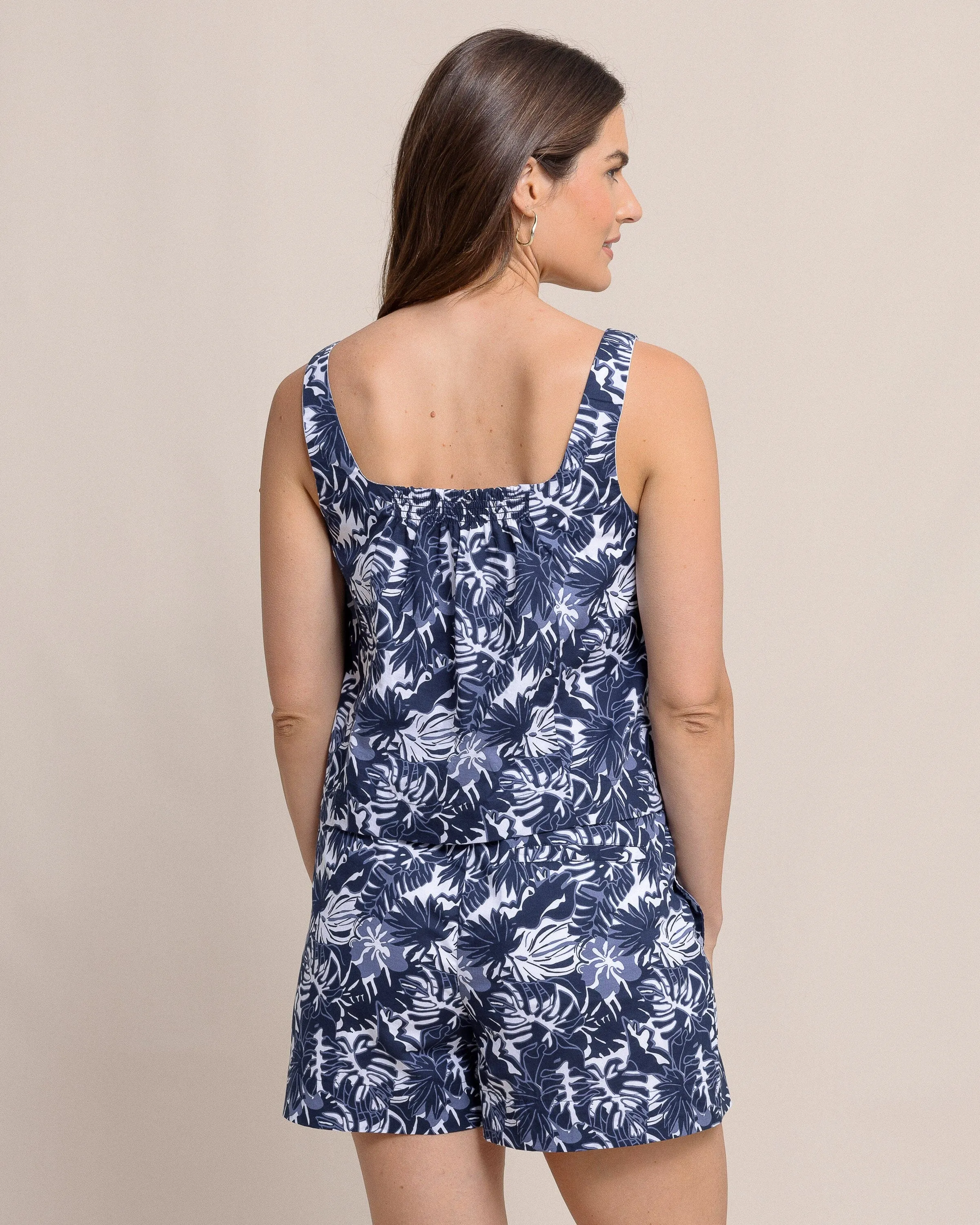 Verity Grand Palms Square Neck Tank sold by Southern Tide product image thumbnail 4