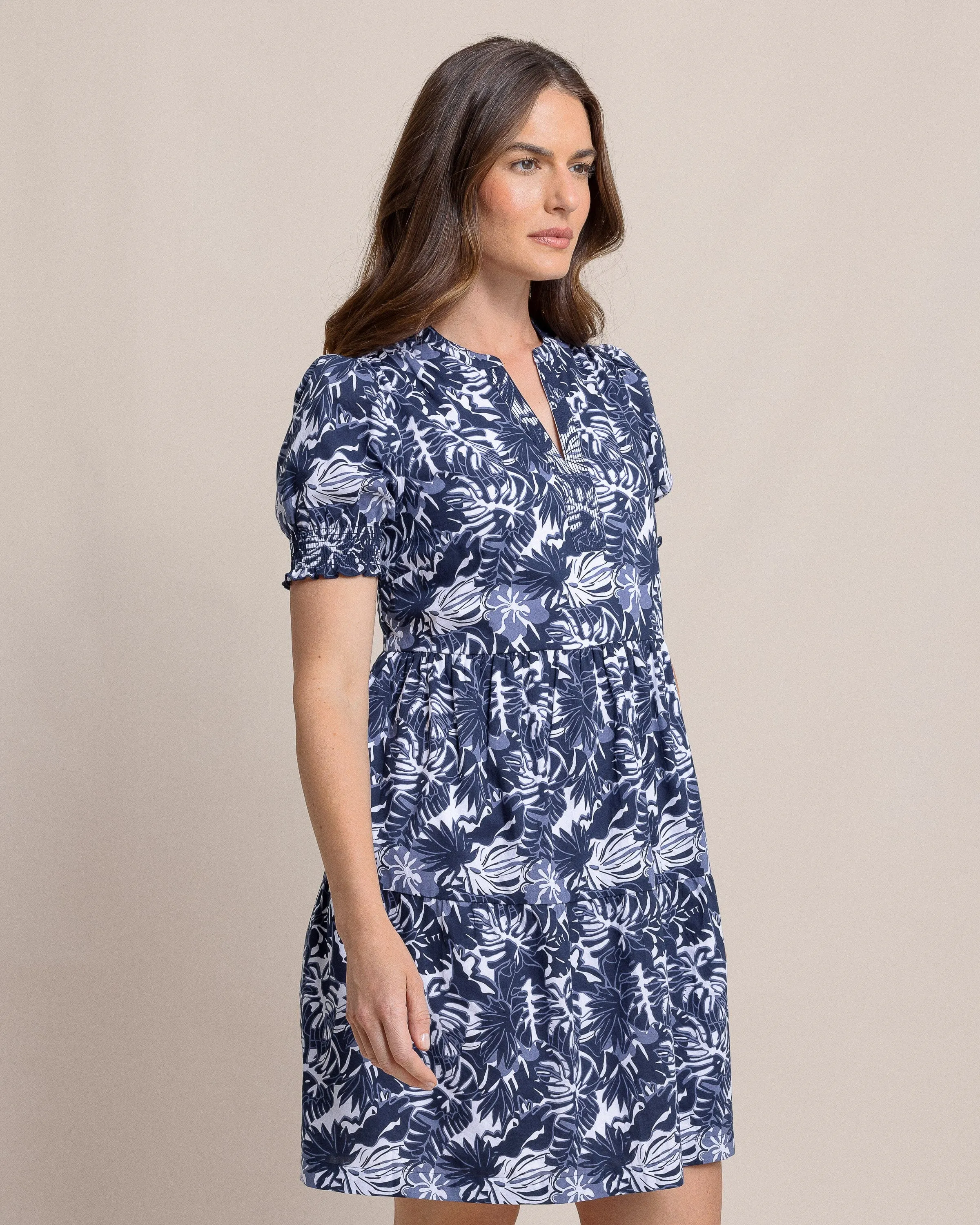 Mina Grand Palms Printed Dress sold by Southern Tide product image thumbnail 3