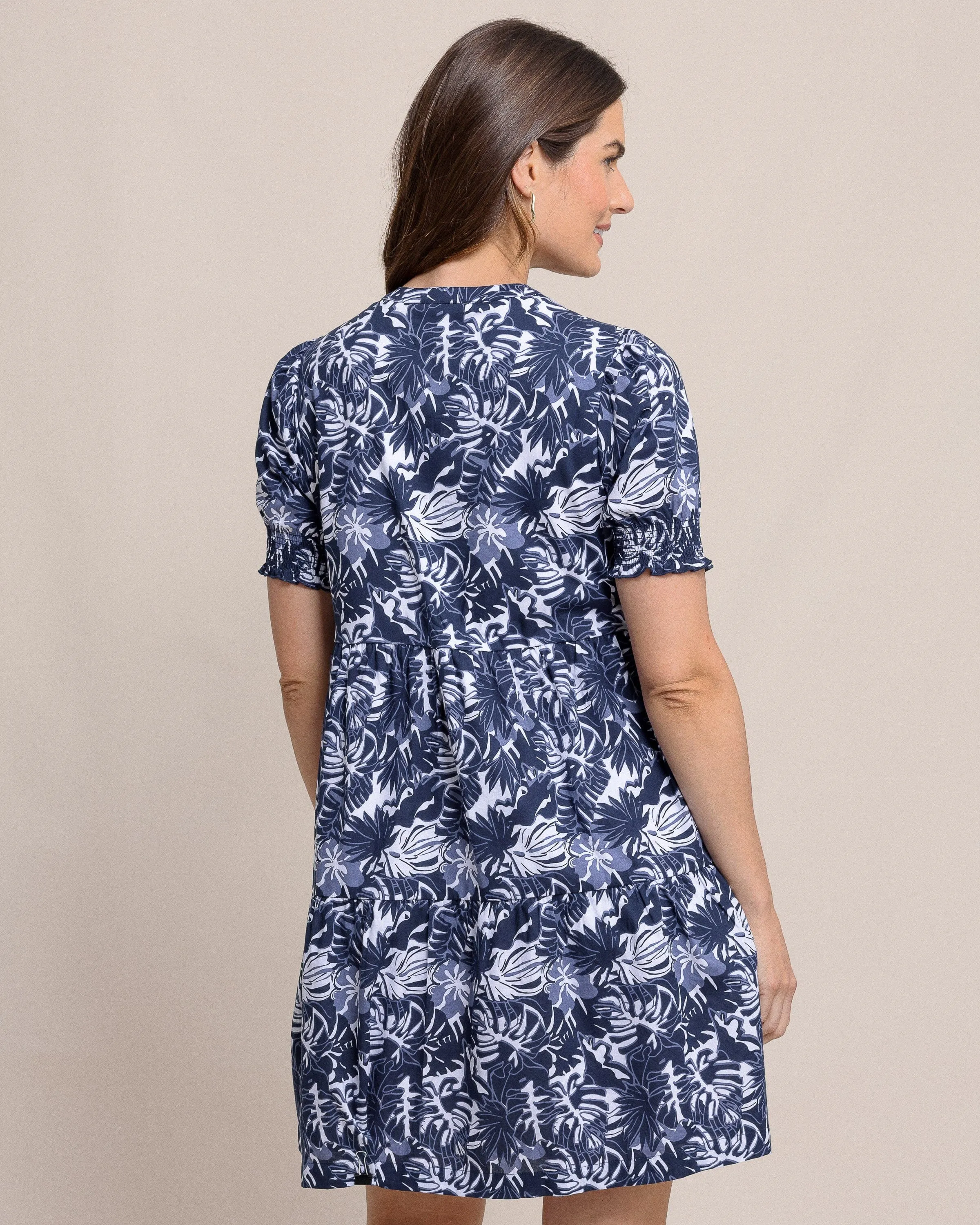 Mina Grand Palms Printed Dress sold by Southern Tide product image thumbnail 5