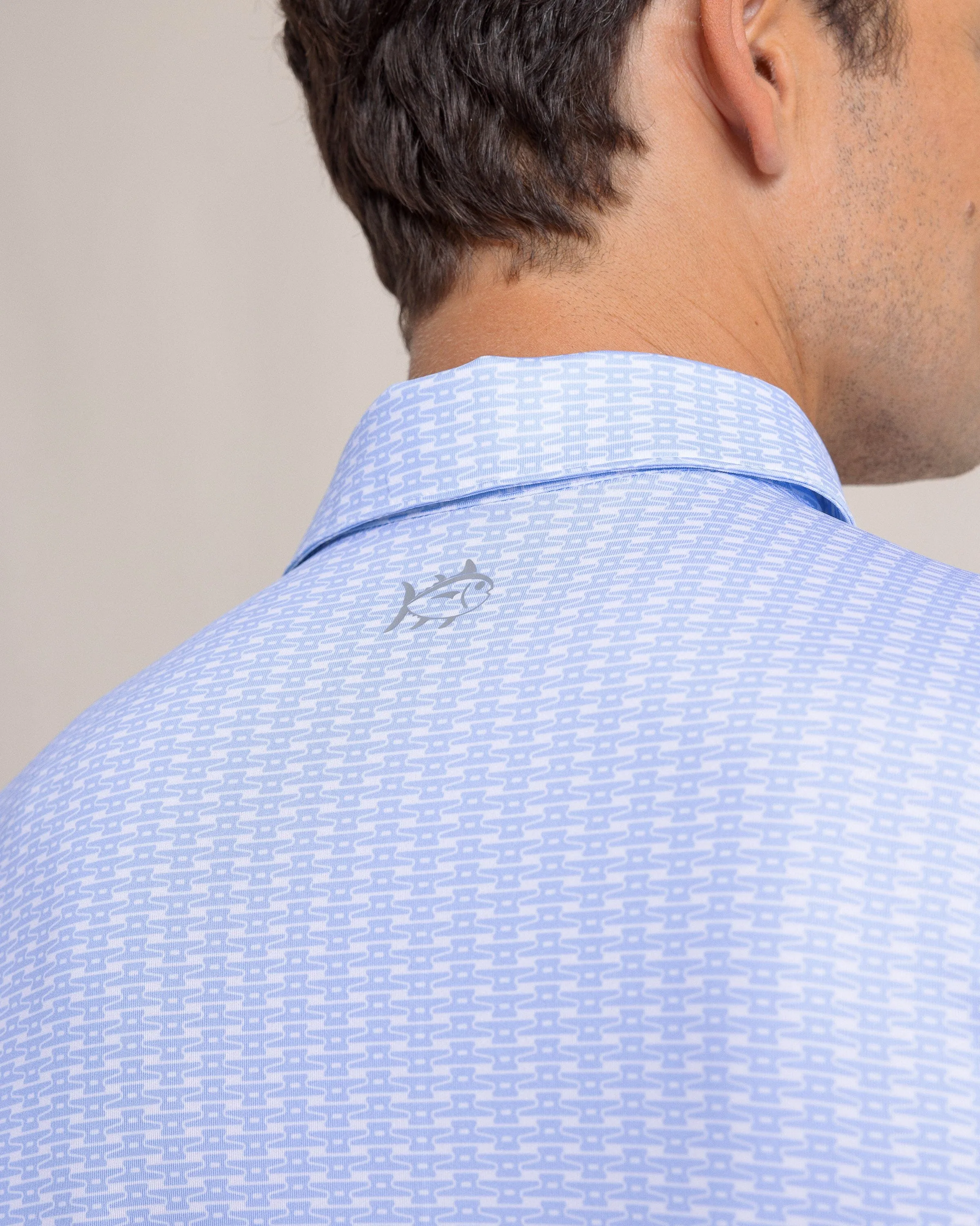 Driver Dock Cleat Geo Polo sold by Southern Tide product image thumbnail 5