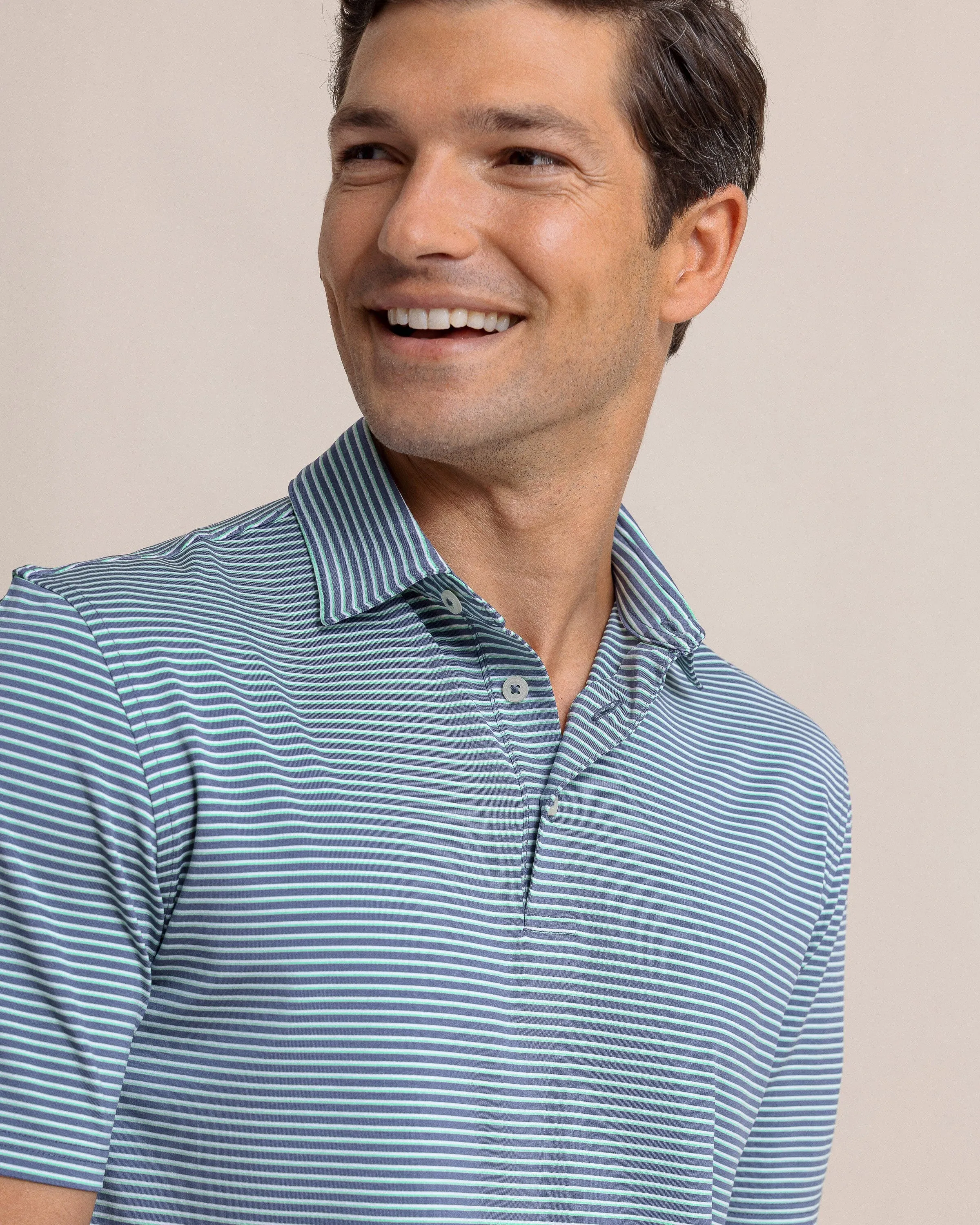 Driver Sunbury Stripe Polo sold by Southern Tide product image thumbnail 2
