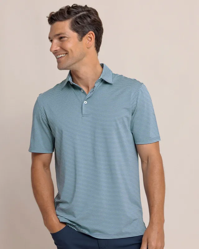Driver Sunbury Stripe Polo sold by Southern Tide