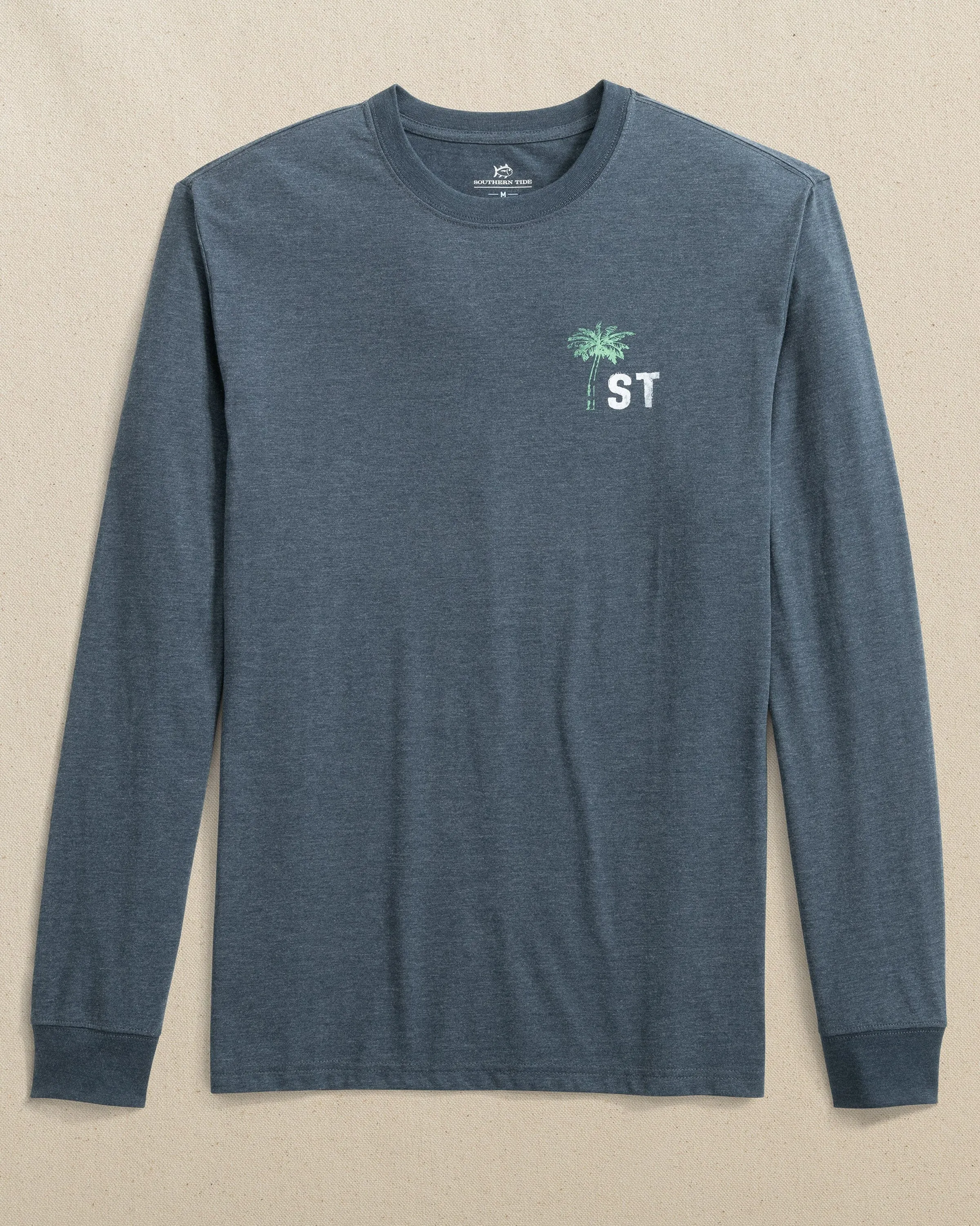 Palm Social Club Heather Long Sleeve T-Shirt sold by Southern Tide product image thumbnail 3