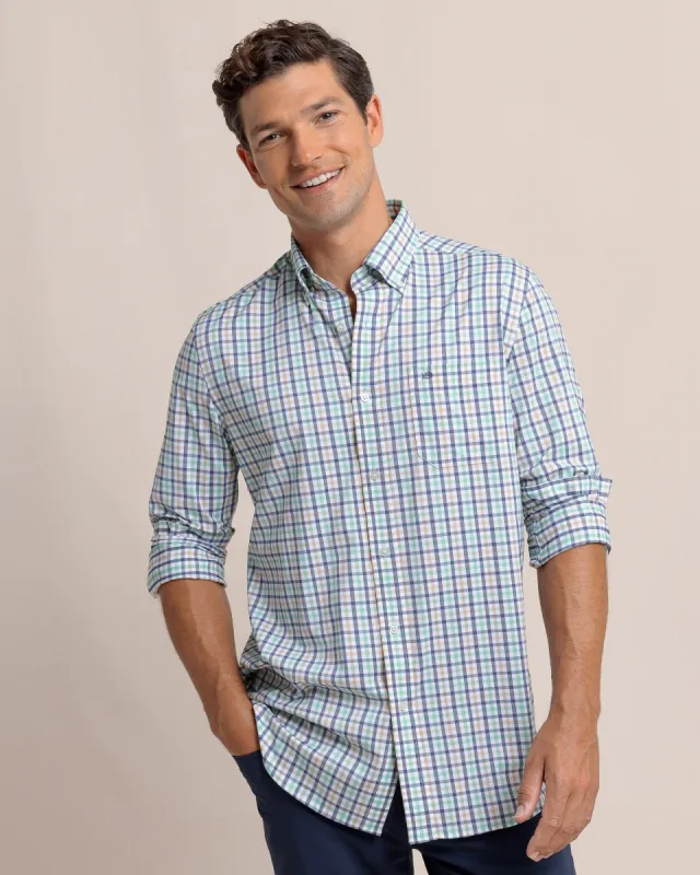 brrr°® Intercoastal Glenmoor Plaid Long Sleeve Sport Shirt sold by Southern Tide