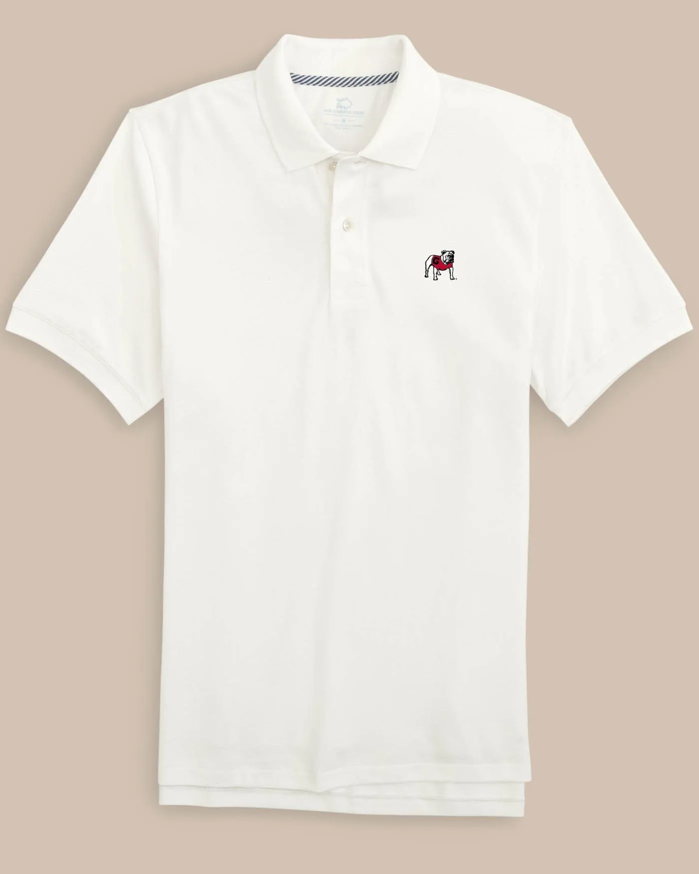 Georgia Bulldogs Skipjack Polo Shirt sold by Southern Tide