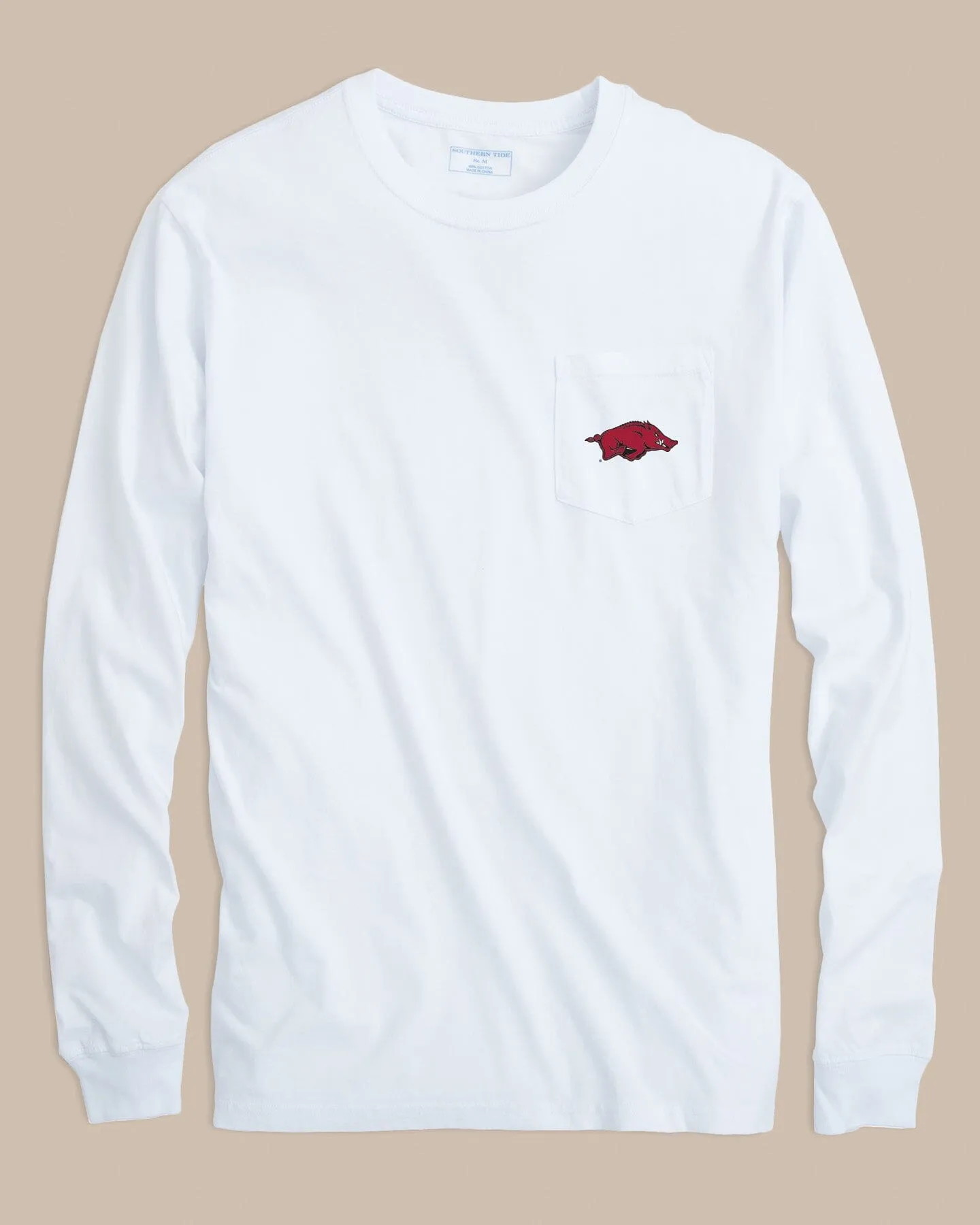 Arkansas Razorbacks Gameday Embroidered Long Sleeve T-Shirt sold by Southern Tide