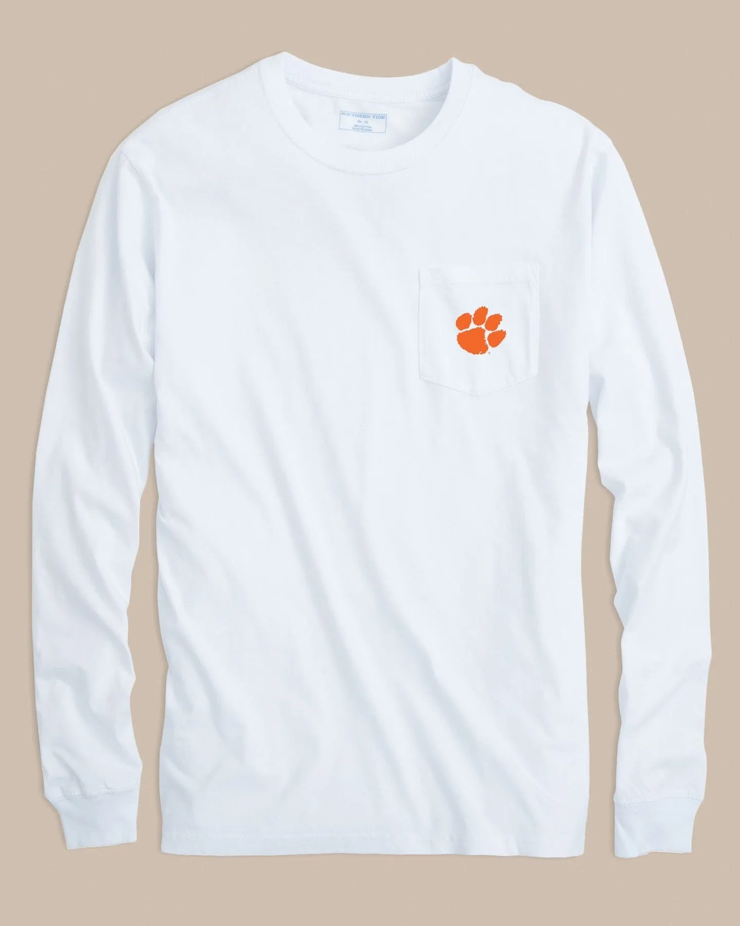 Clemson Tigers Gameday Embroidered Long Sleeve T-Shirt sold by Southern Tide product image thumbnail 2