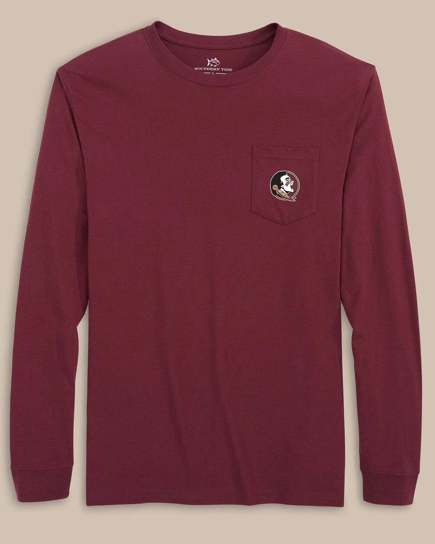 FSU Seminoles Gameday Embroidered Long Sleeve T-Shirt sold by Southern Tide product image thumbnail 3