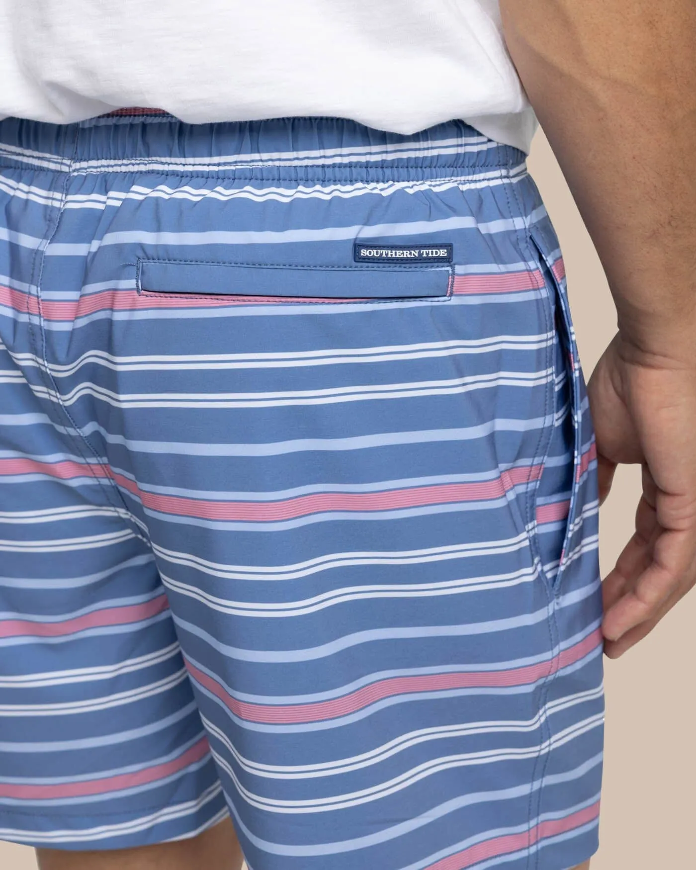 Breton Stripe Swim Trunk sold by Southern Tide product image thumbnail 5