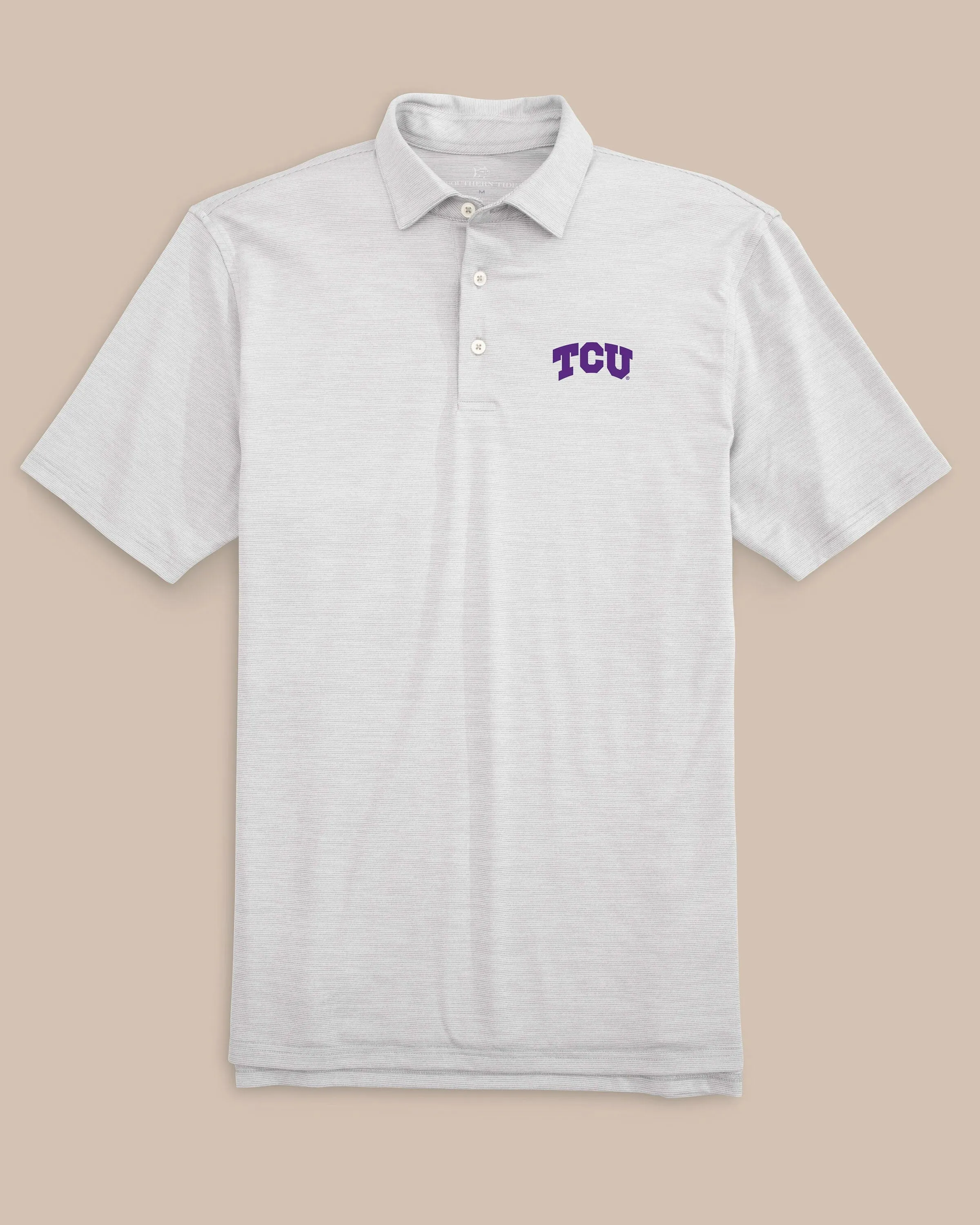 TCU Horned Frogs Driver Spacedye Polo Shirt sold by Southern Tide product image thumbnail 2