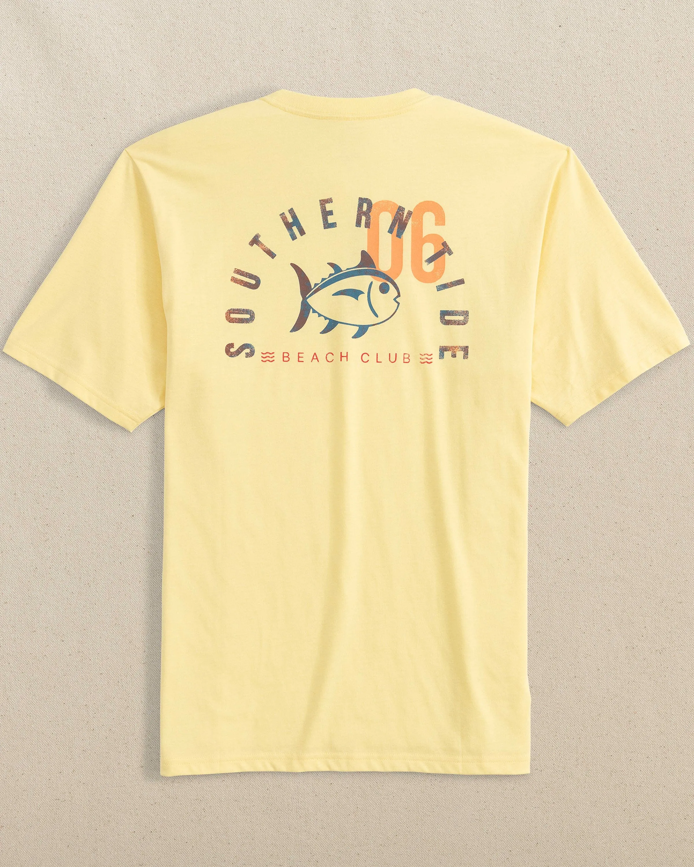 Sun Faded Beach Club Short Sleeve T-Shirt sold by Southern Tide