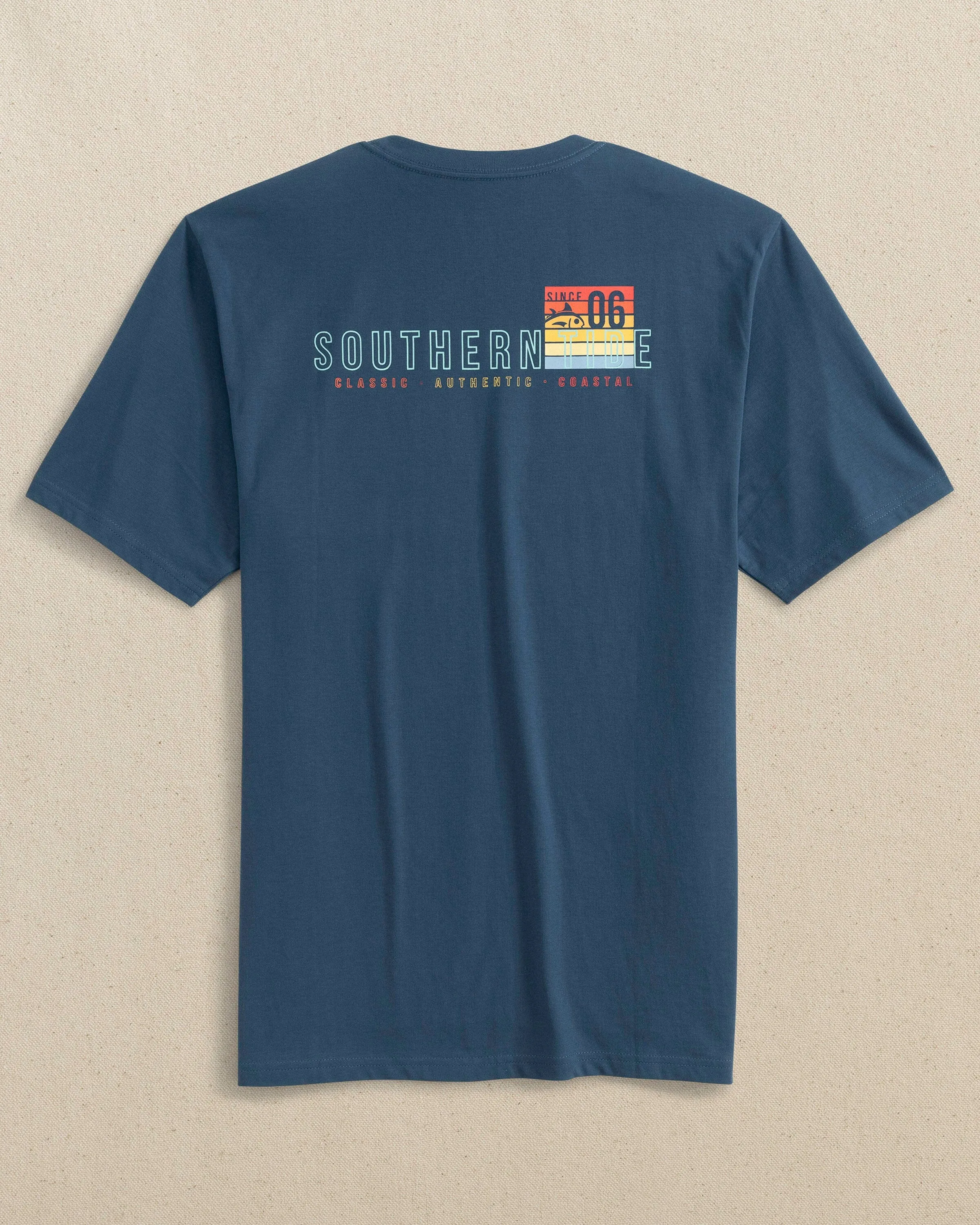 Sunset Cropped Skipjack Short Sleeve T-Shirt sold by Southern Tide