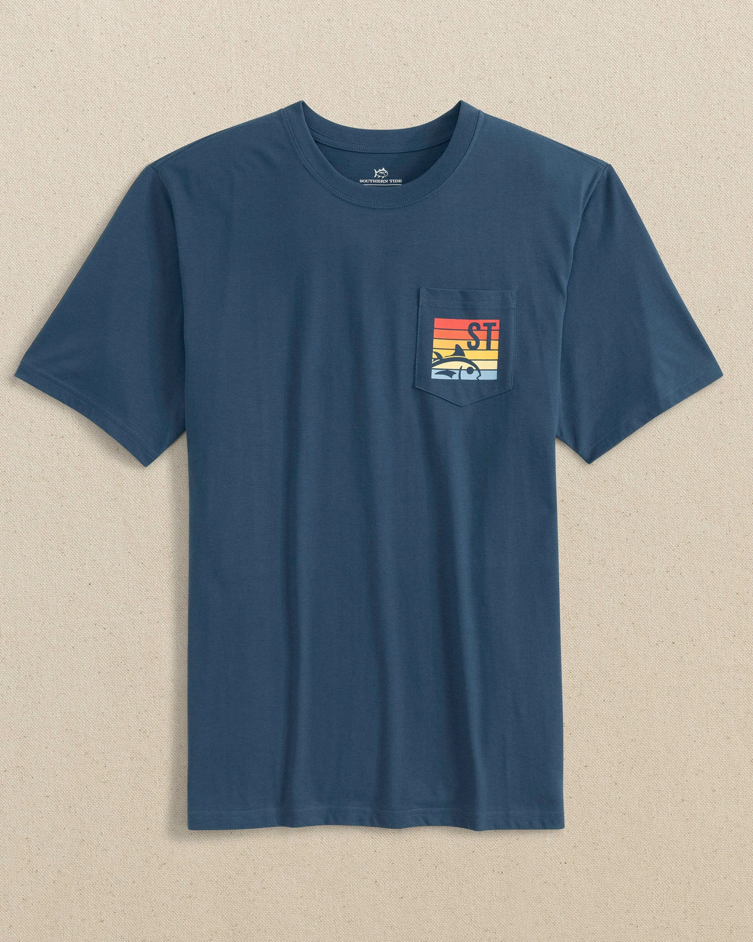 Sunset Cropped Skipjack Short Sleeve T-Shirt sold by Southern Tide product image thumbnail 2