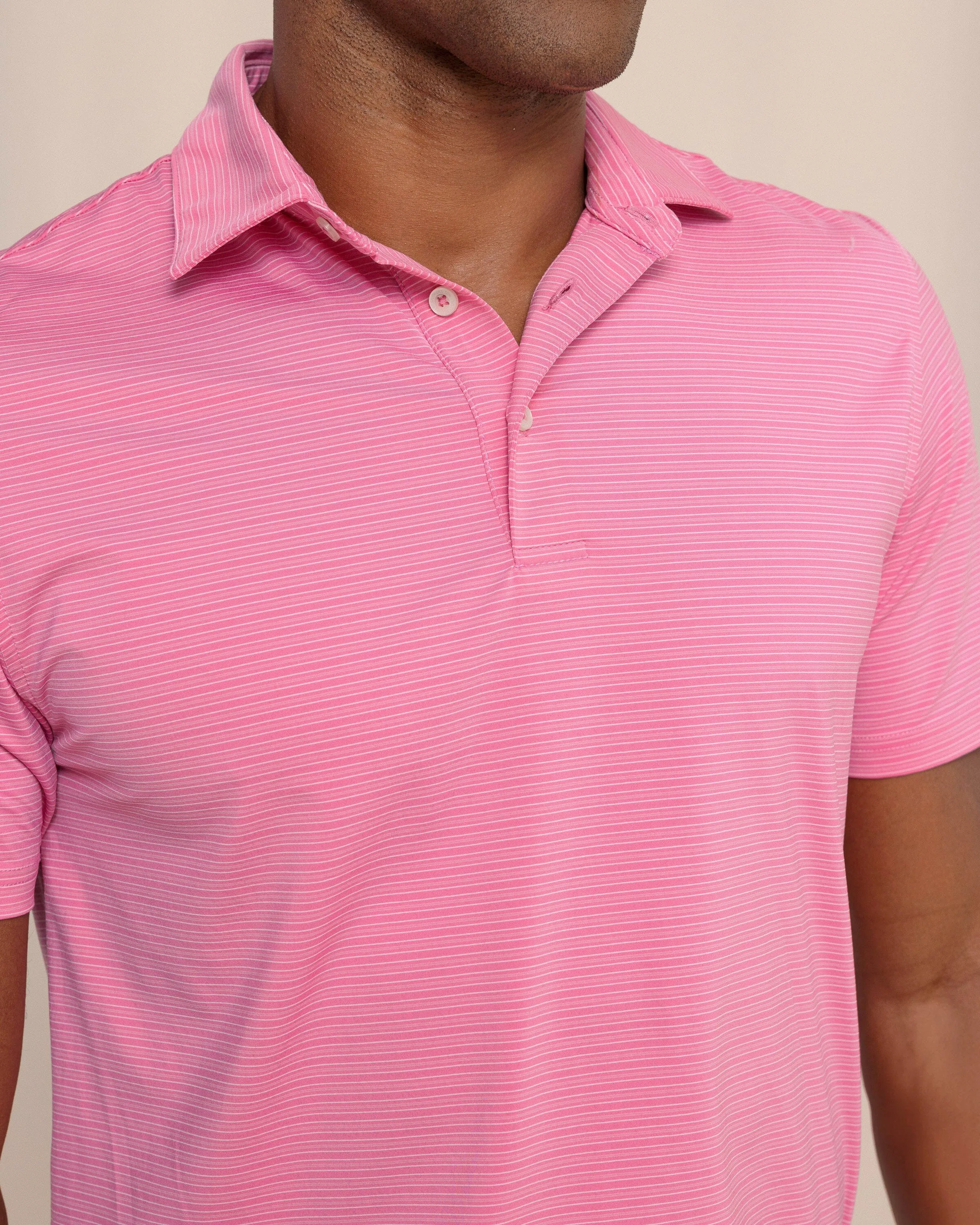 brrr°®-eeze Claxton Stripe Polo sold by Southern Tide product image thumbnail 3