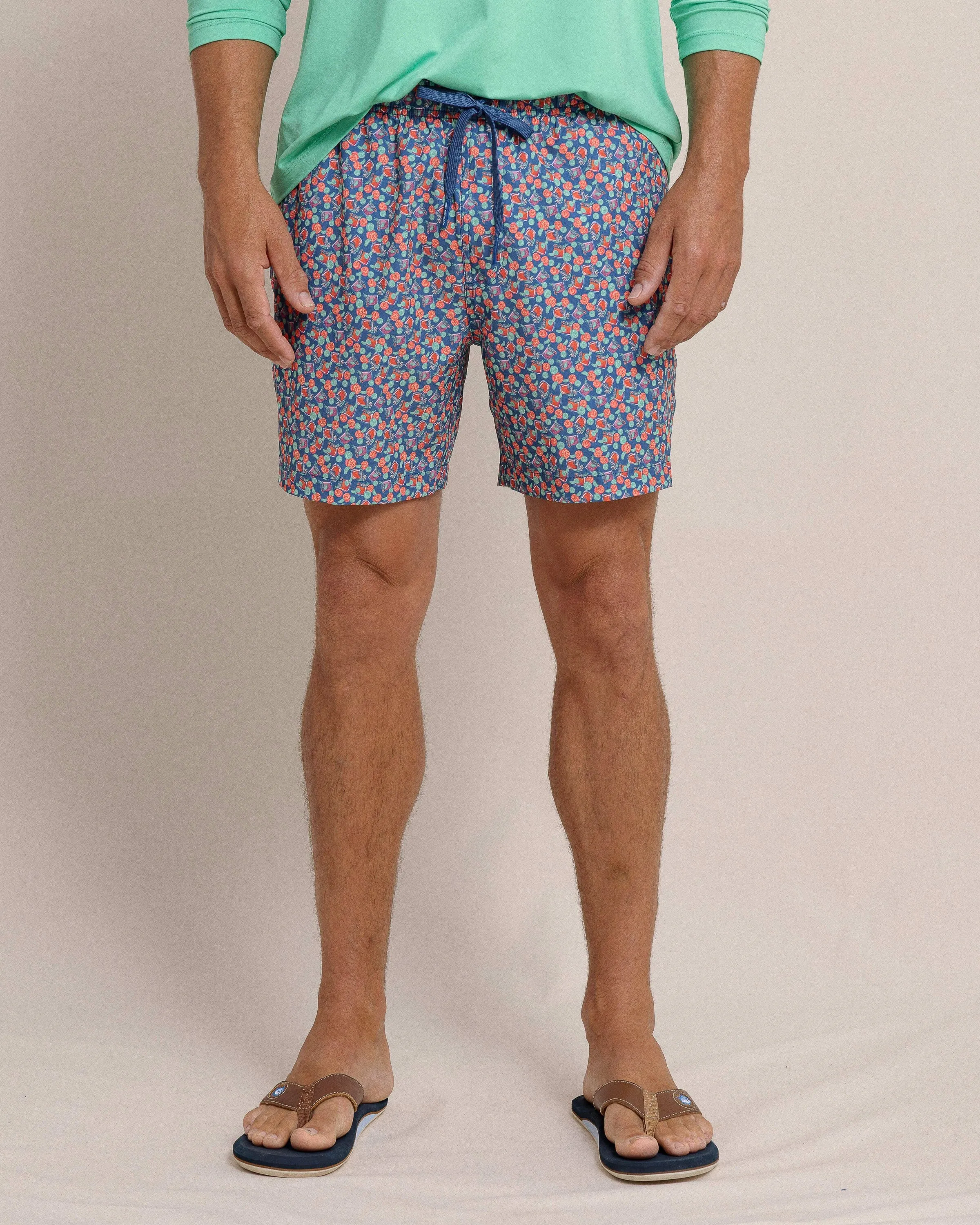 Paloma Paradise Swim Trunk sold by Southern Tide