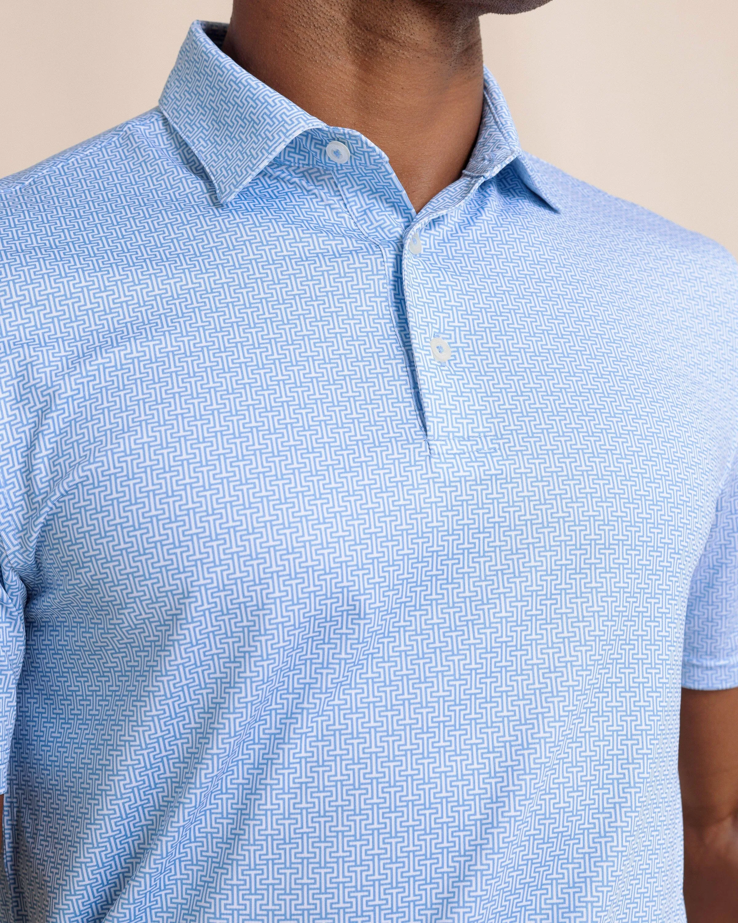 Driver ST Geo Printed Polo sold by Southern Tide product image thumbnail 3