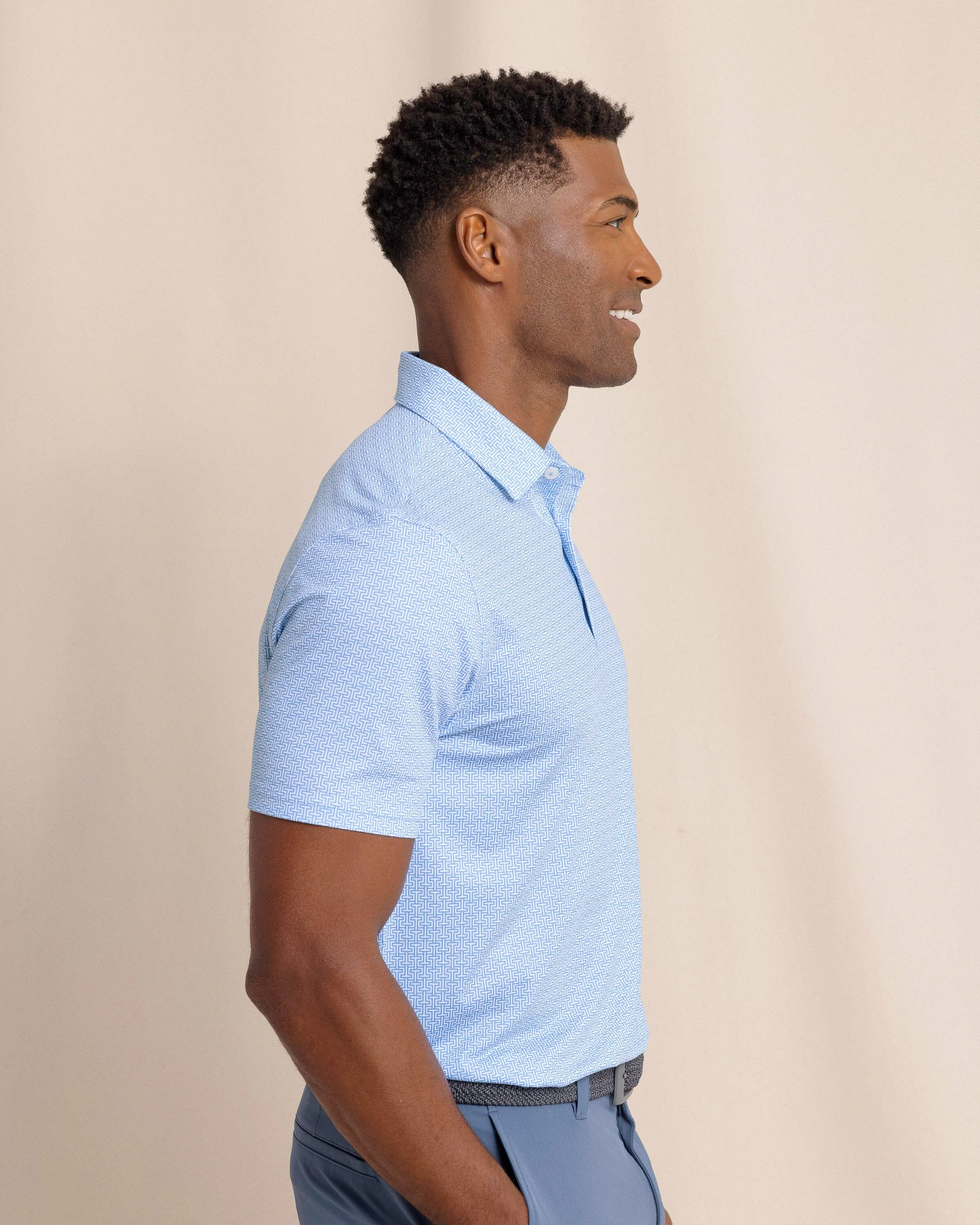 Driver ST Geo Printed Polo sold by Southern Tide product image thumbnail 4