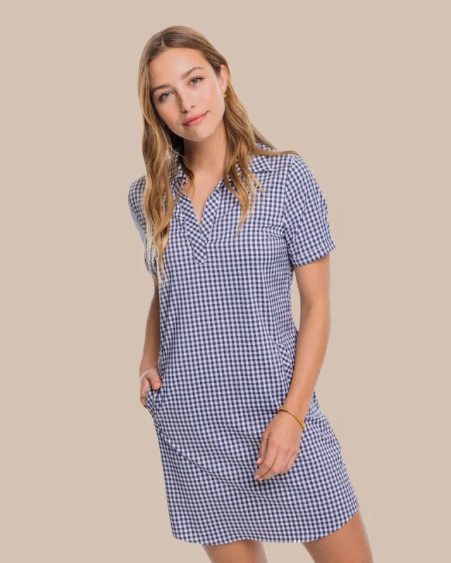 Kamryn brrr°® Intercoastal Gingham Dress sold by Southern Tide