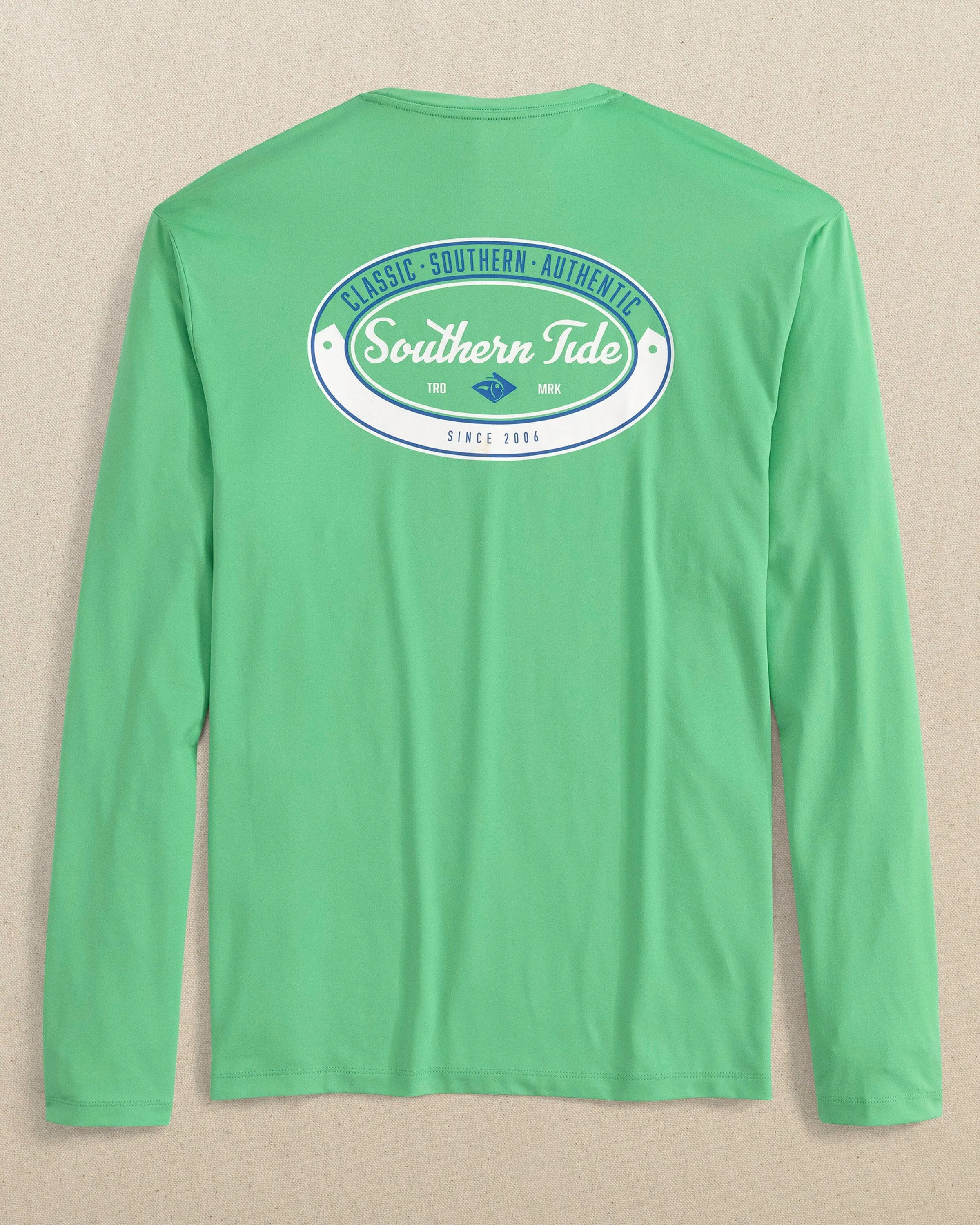 Est. 2006 Badge Long Sleeve Performance T-Shirt sold by Southern Tide product image thumbnail 3