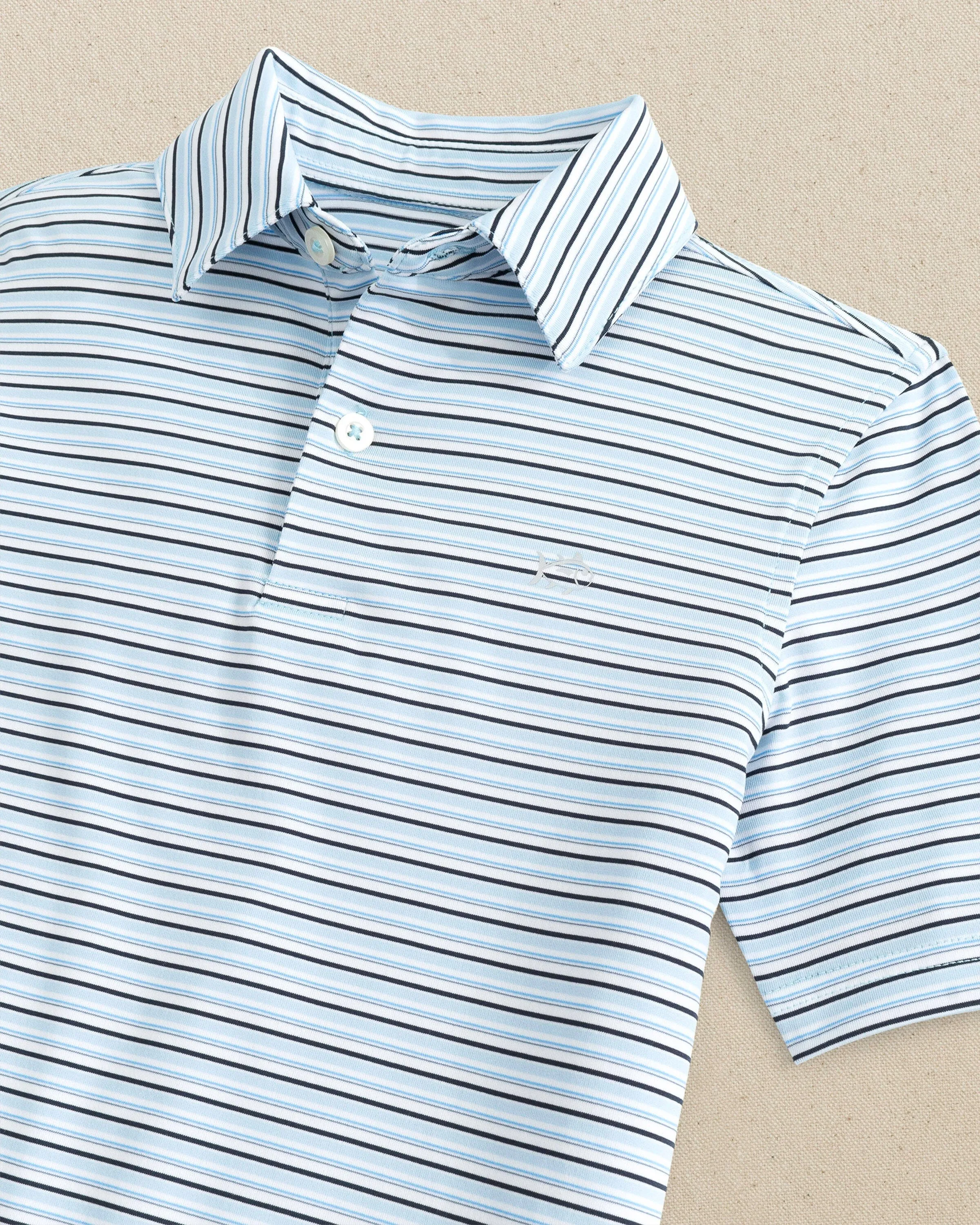 Boys Driver Oyster Creek Stripe Polo sold by Southern Tide product image thumbnail 2