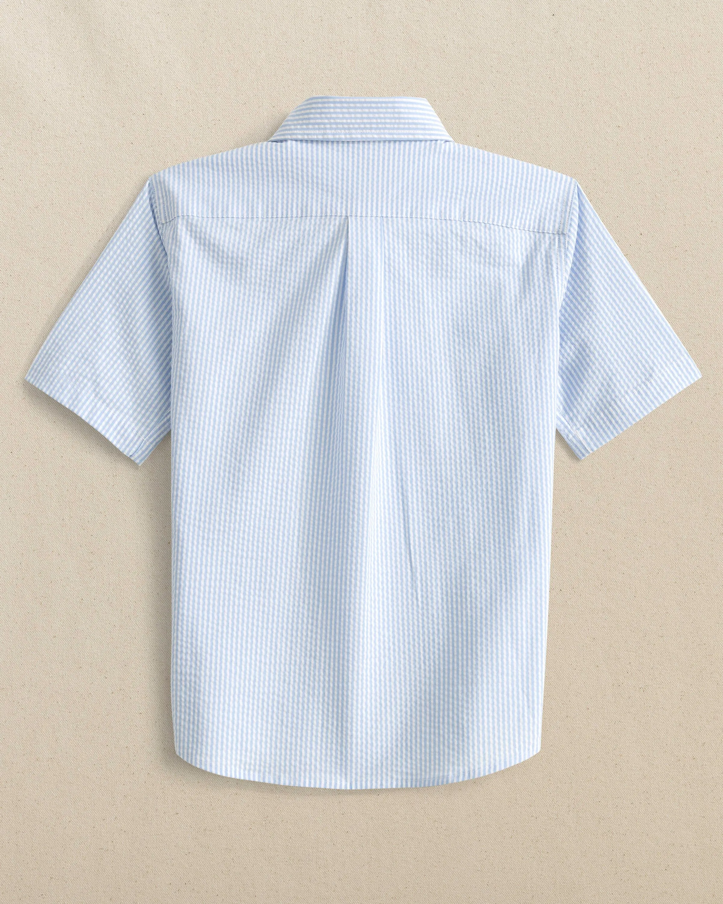 Boys Folly Field Seersucker Short Sleeve Sport Shirt sold by Southern Tide product image thumbnail 4