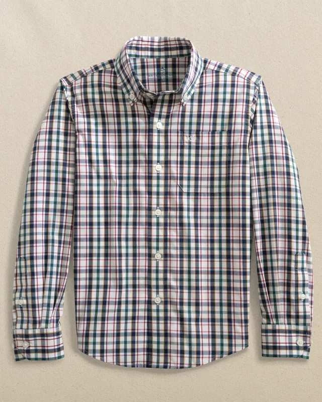Boys Charleston Master Plaid Sport Shirt sold by Southern Tide