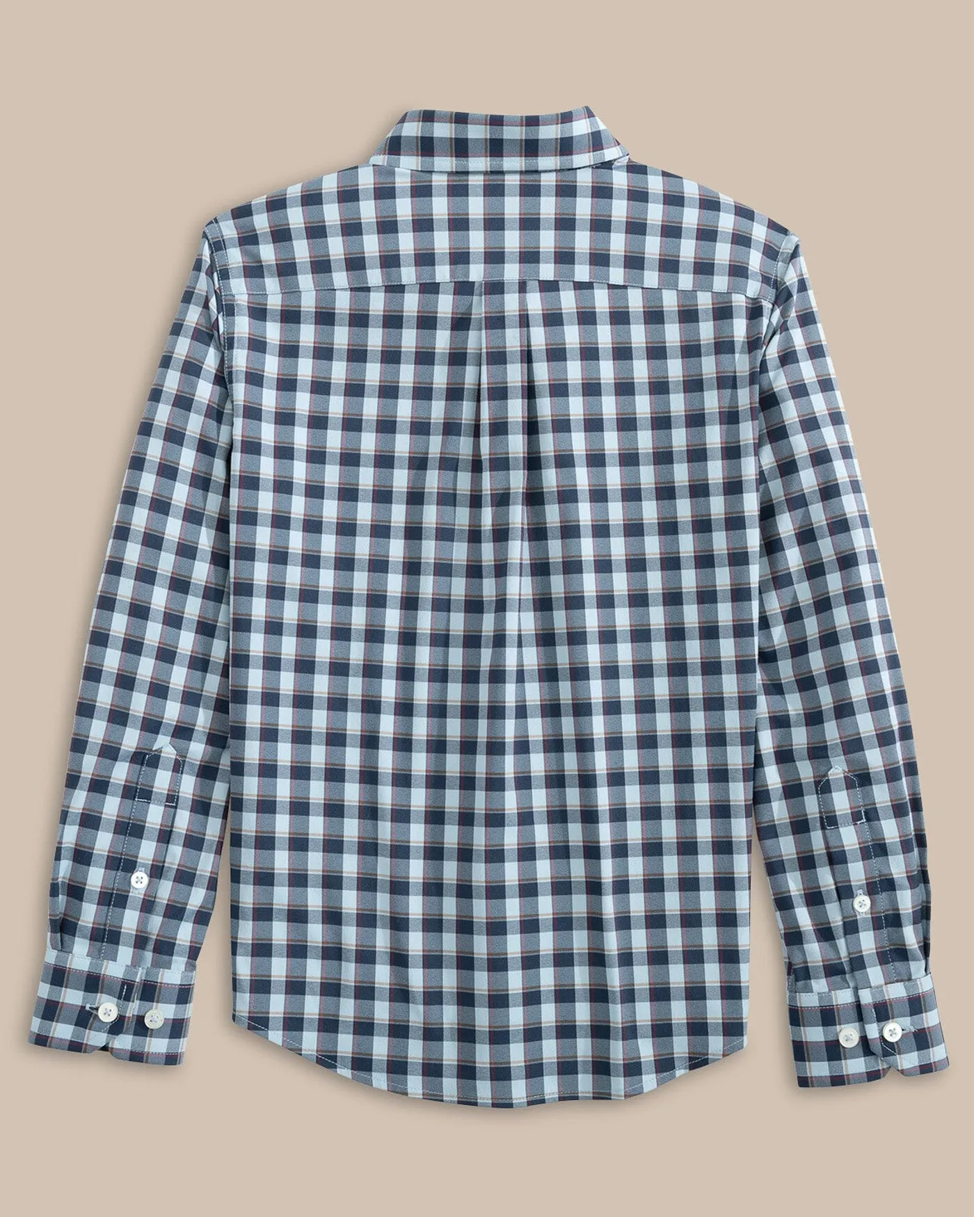 Boys Intercoastal Colleton Plaid Sport Shirt sold by Southern Tide product image thumbnail 3