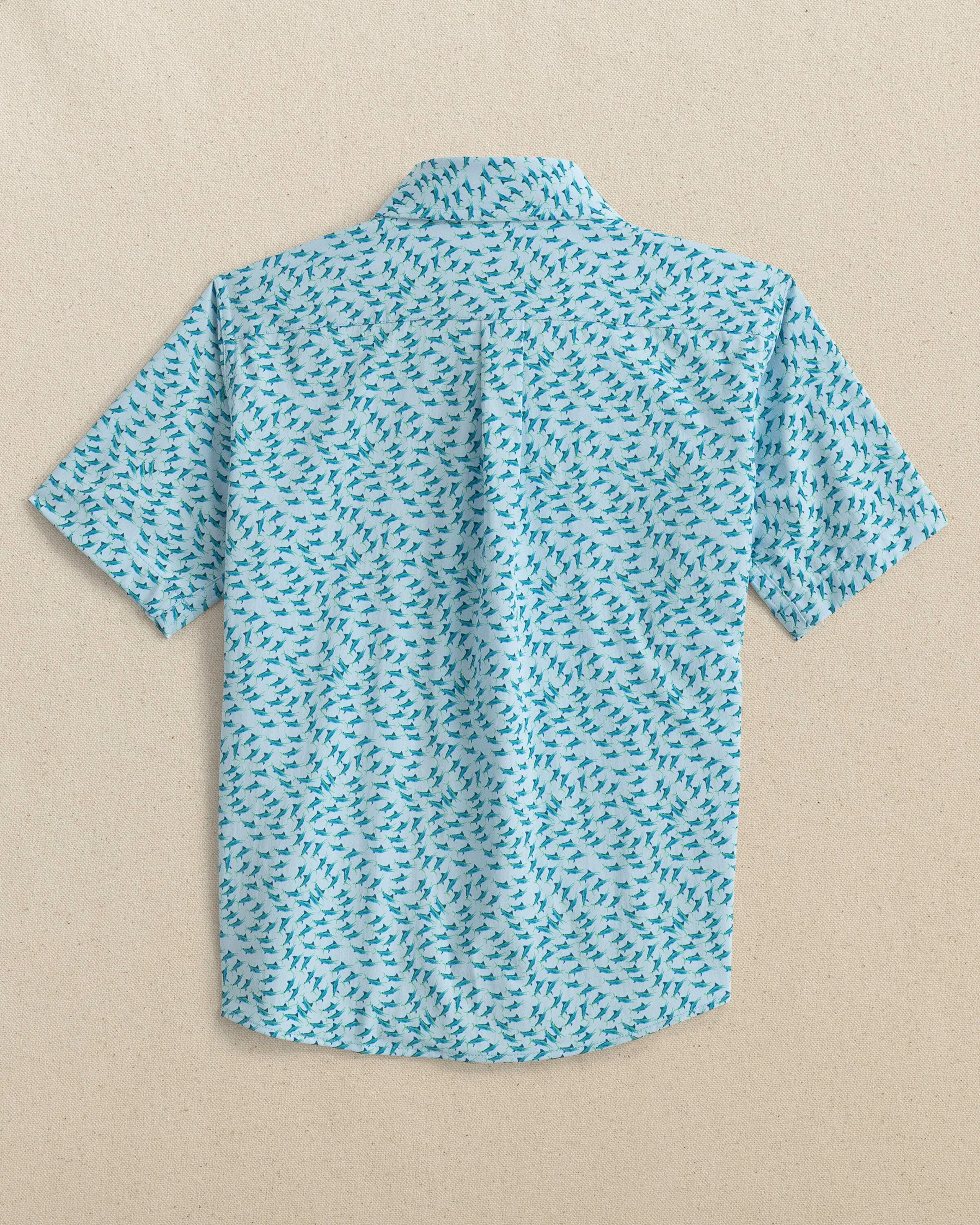Boys Intercoastal Fintastic Short Sleeve Sport Shirt sold by Southern Tide product image thumbnail 4