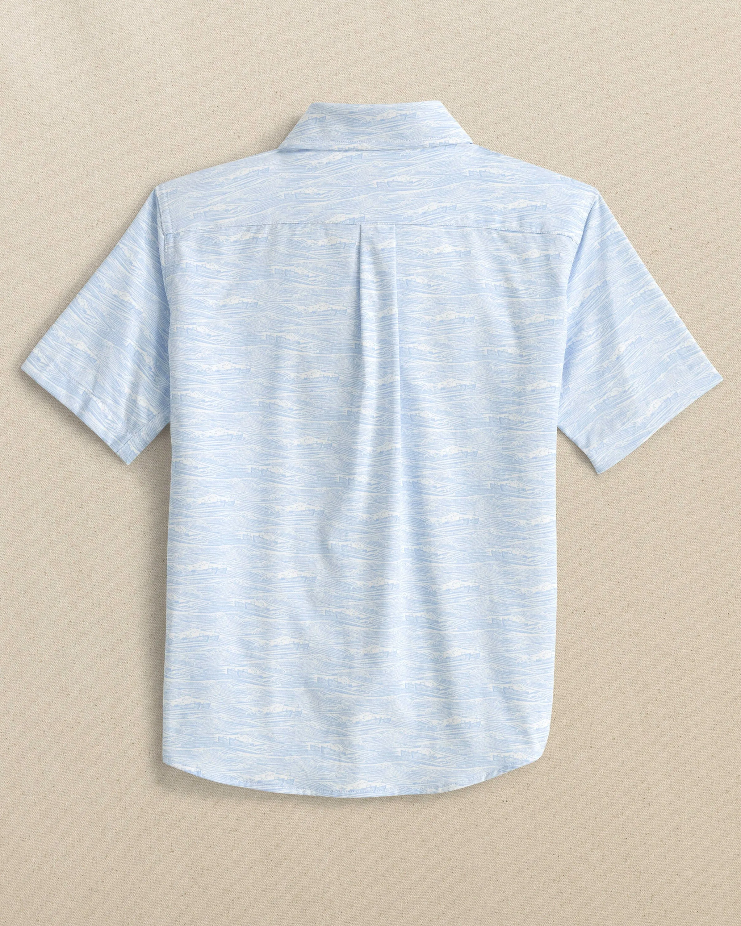 Boys Intercoastal Get In Shipshape Short Sleeve Sport Shirt sold by Southern Tide product image thumbnail 4