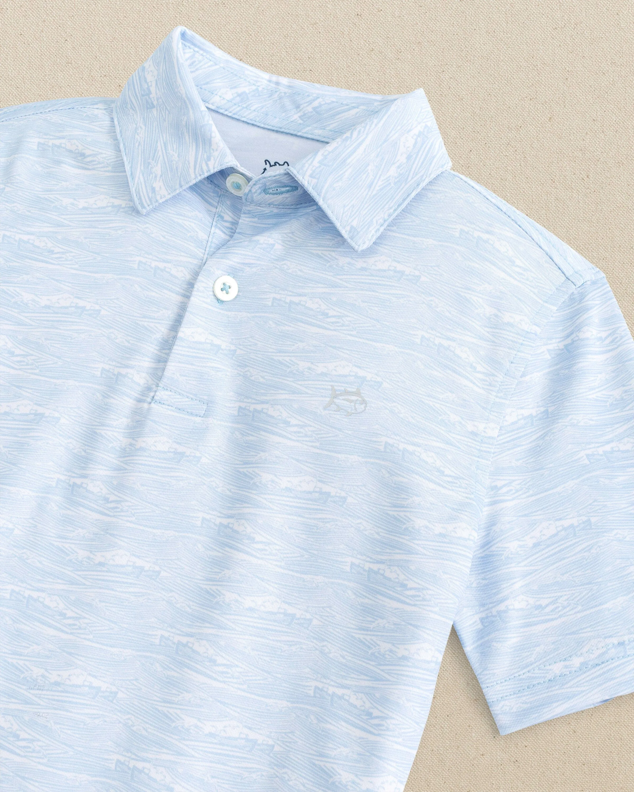 Boys Get In Shipshape Printed Performance Polo sold by Southern Tide product image thumbnail 3