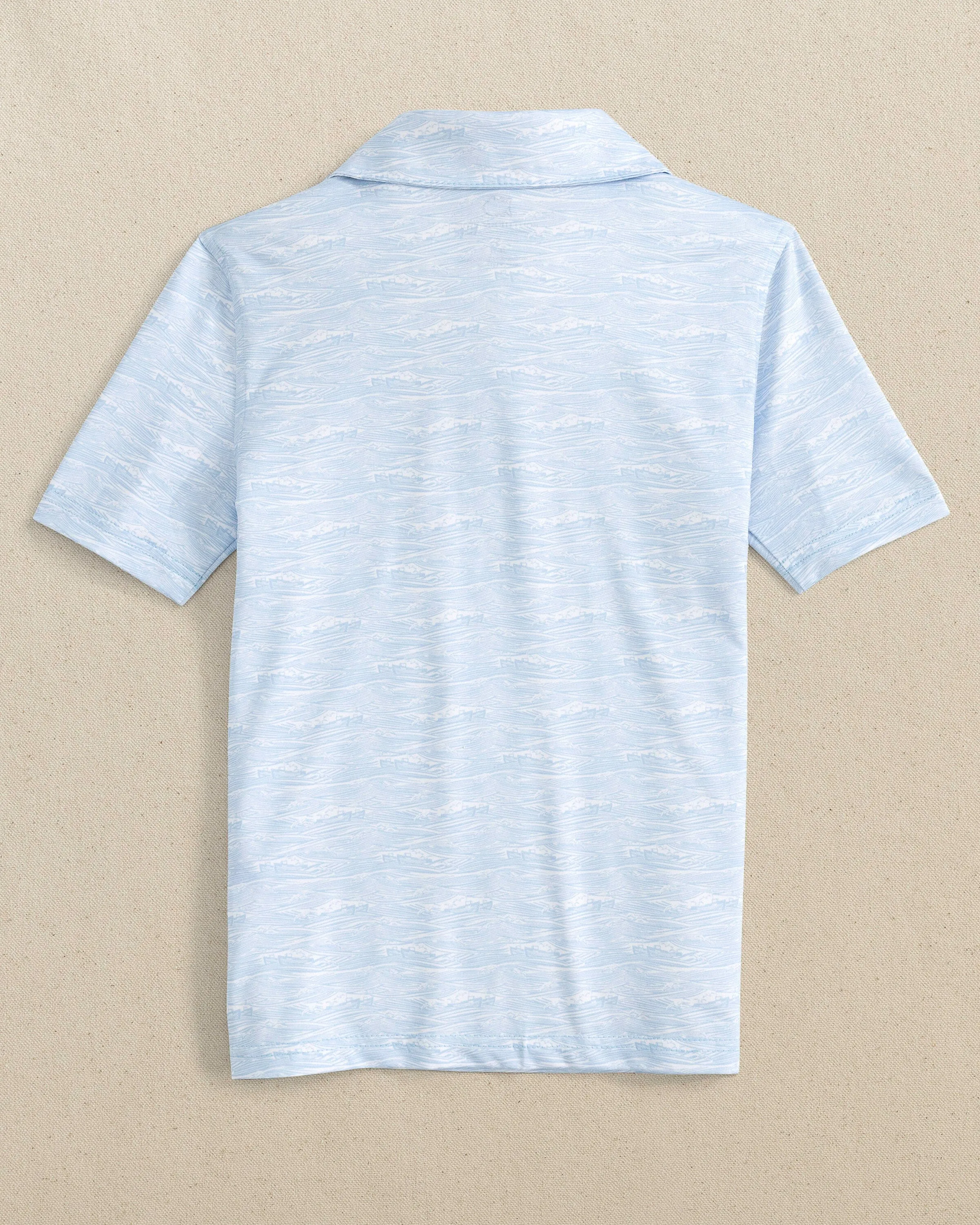 Boys Get In Shipshape Printed Performance Polo sold by Southern Tide product image thumbnail 4
