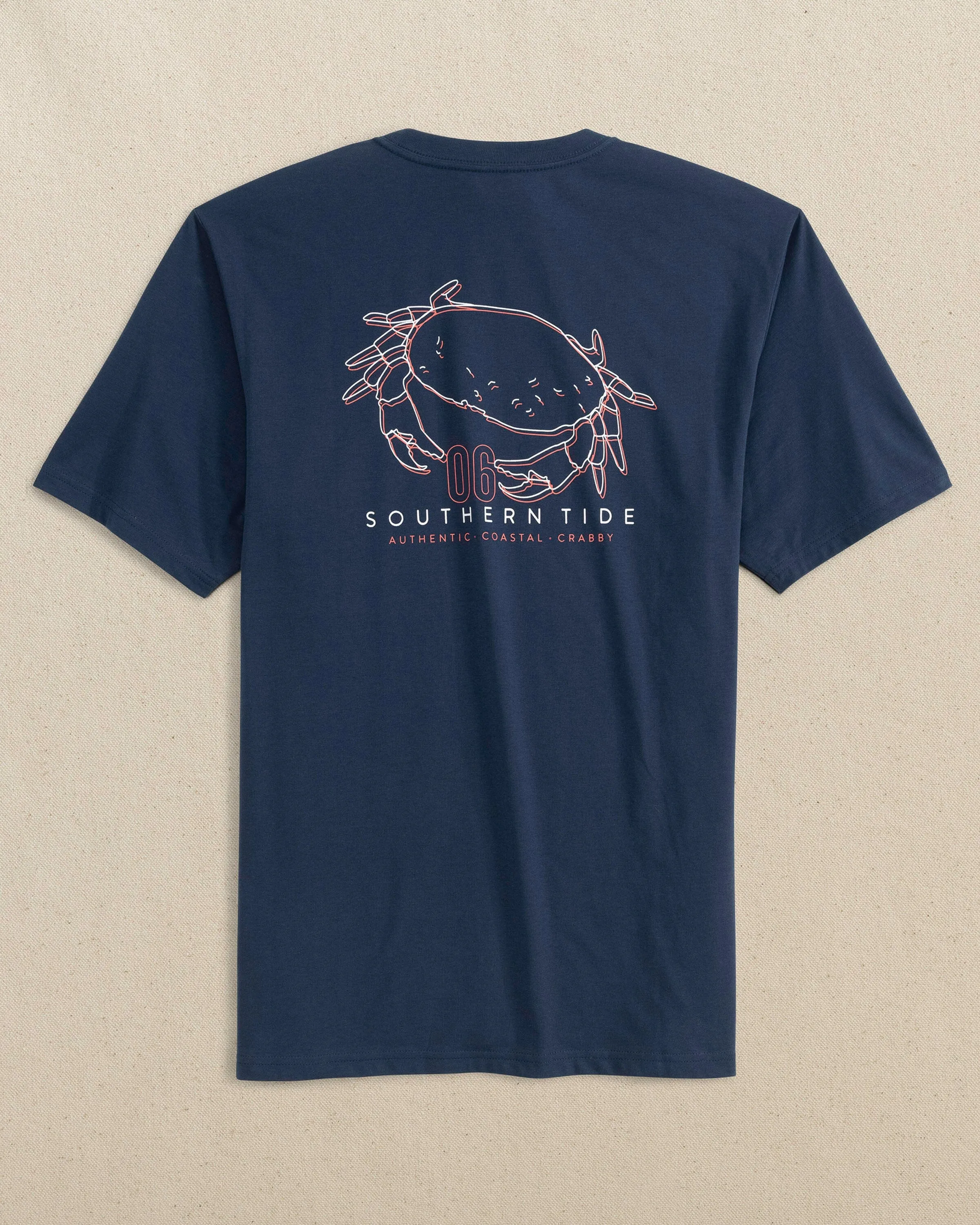 Coastal and Crabby Short Sleeve T-Shirt sold by Southern Tide