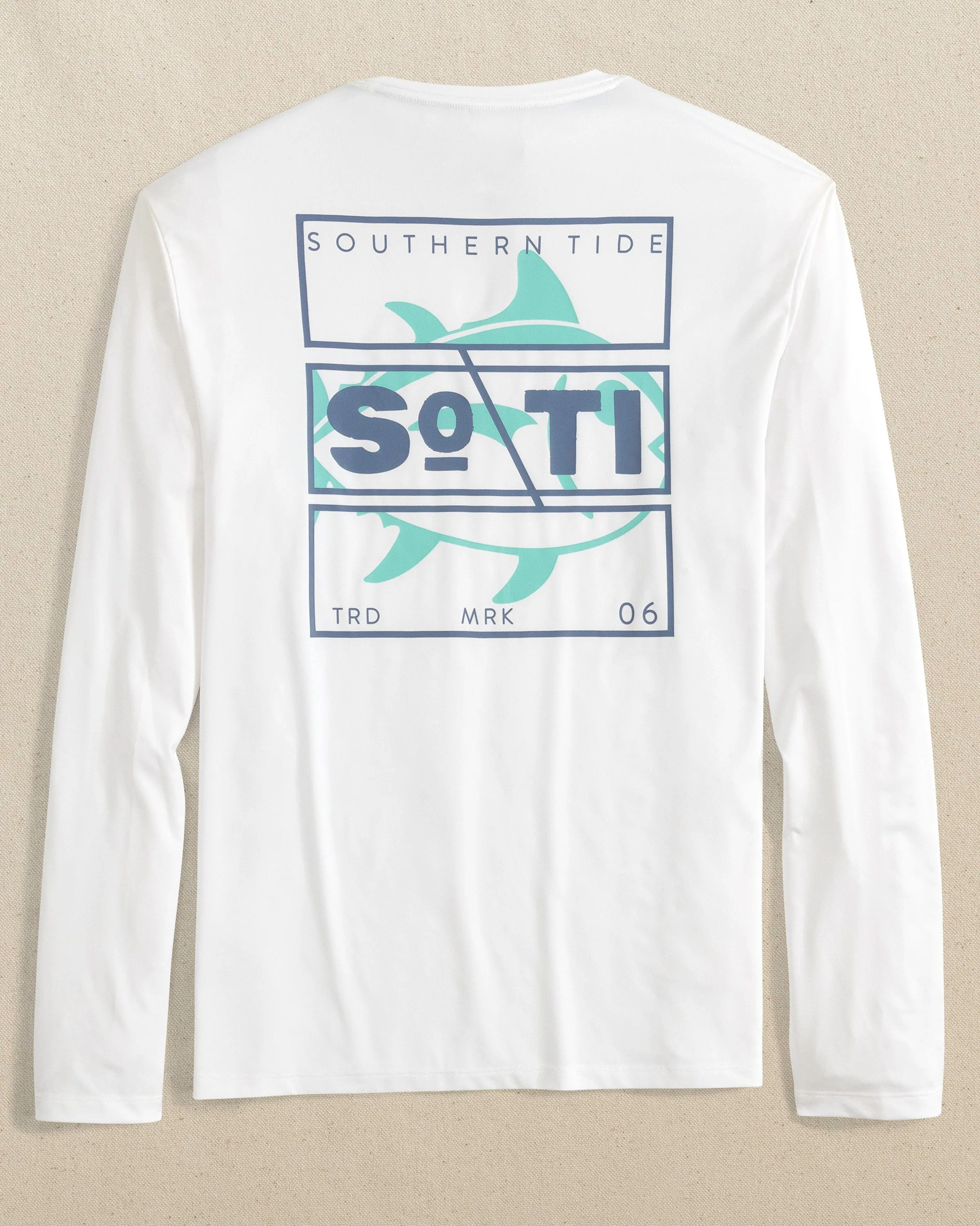 SoTi Trademark Long Sleeve Performance T-Shirt sold by Southern Tide