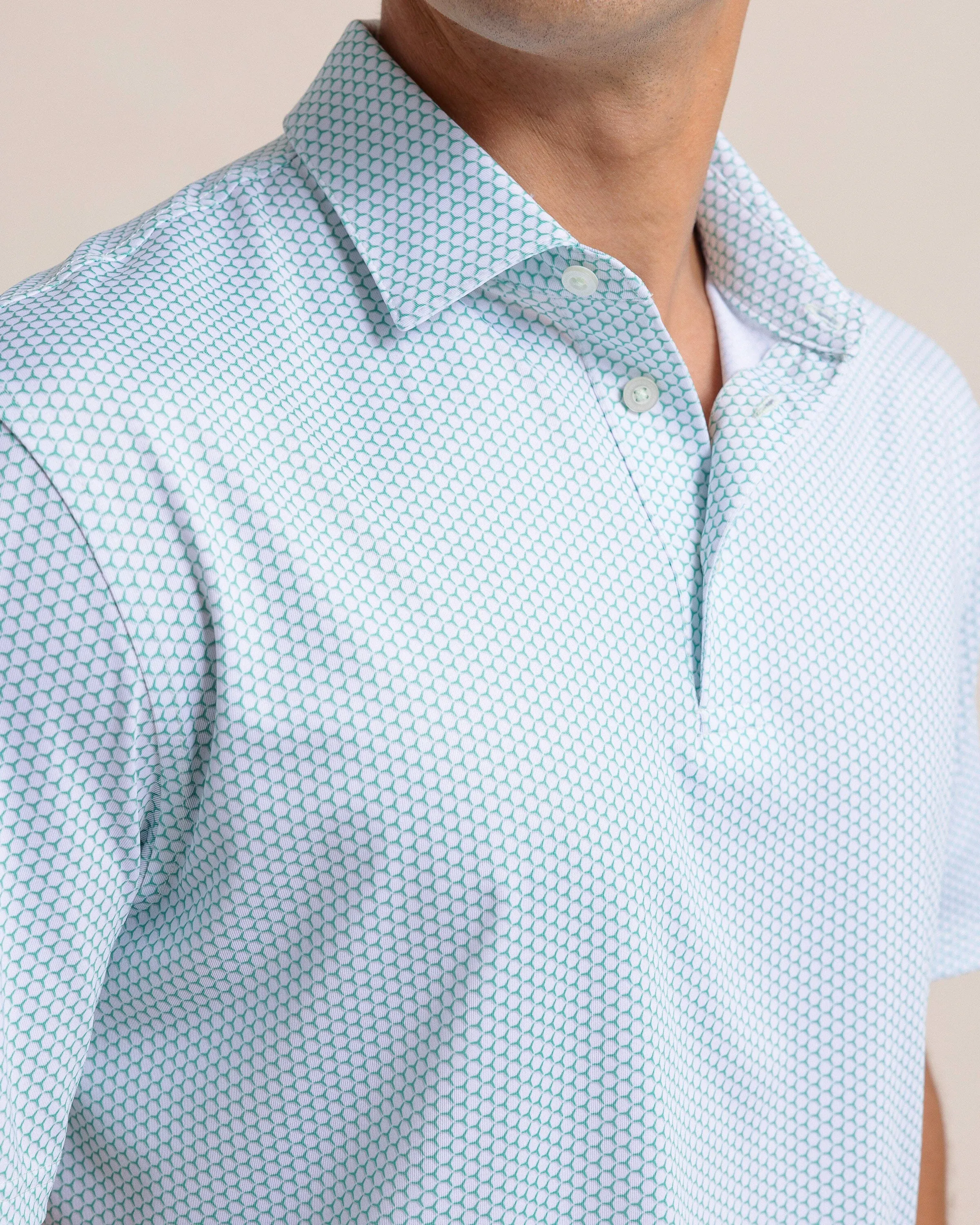 Driver On The Ball Printed Polo sold by Southern Tide product image thumbnail 4