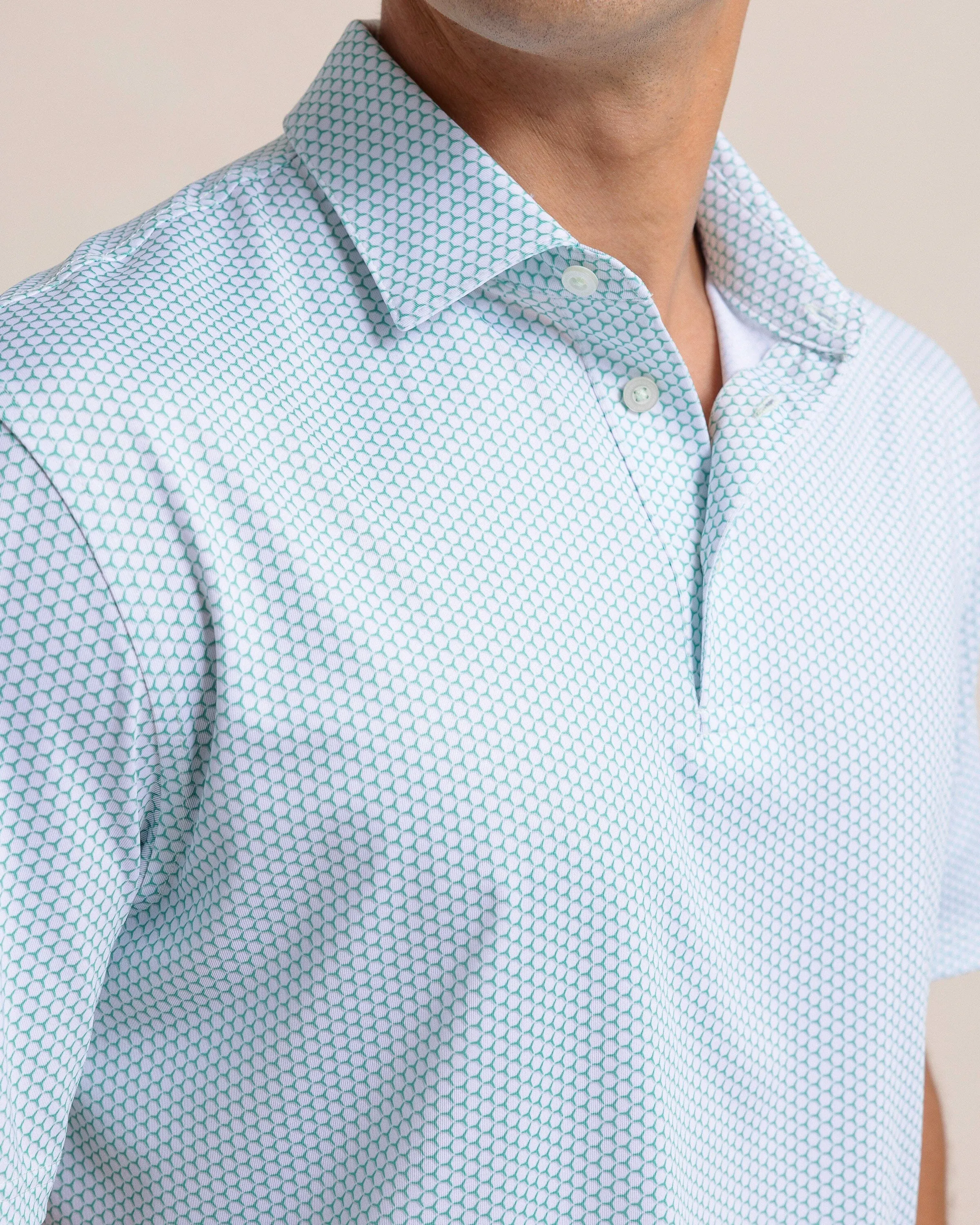 Driver On The Ball Printed Polo sold by Southern Tide product image thumbnail 2