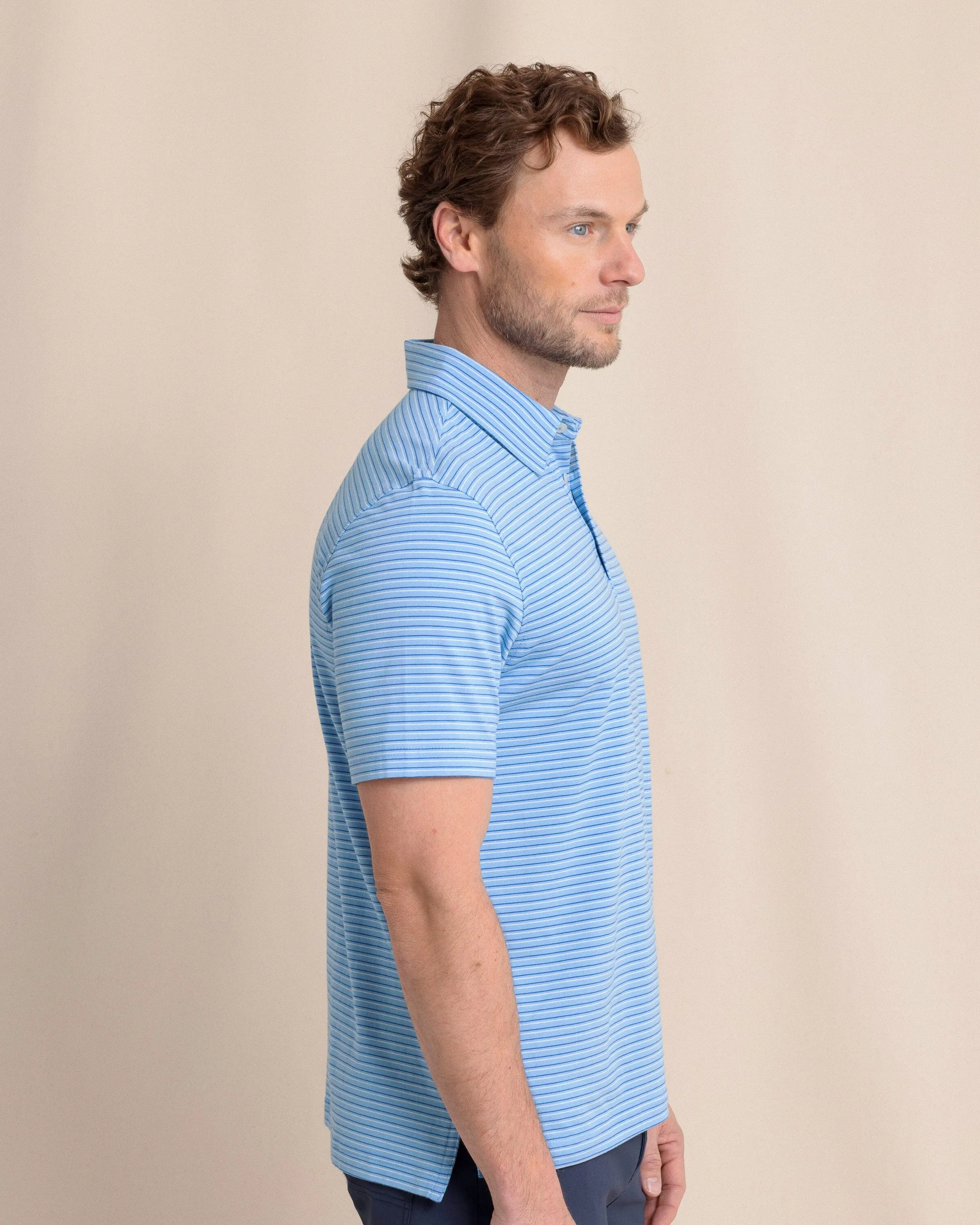 The Seaport Kinston Stripe Polo sold by Southern Tide product image thumbnail 4