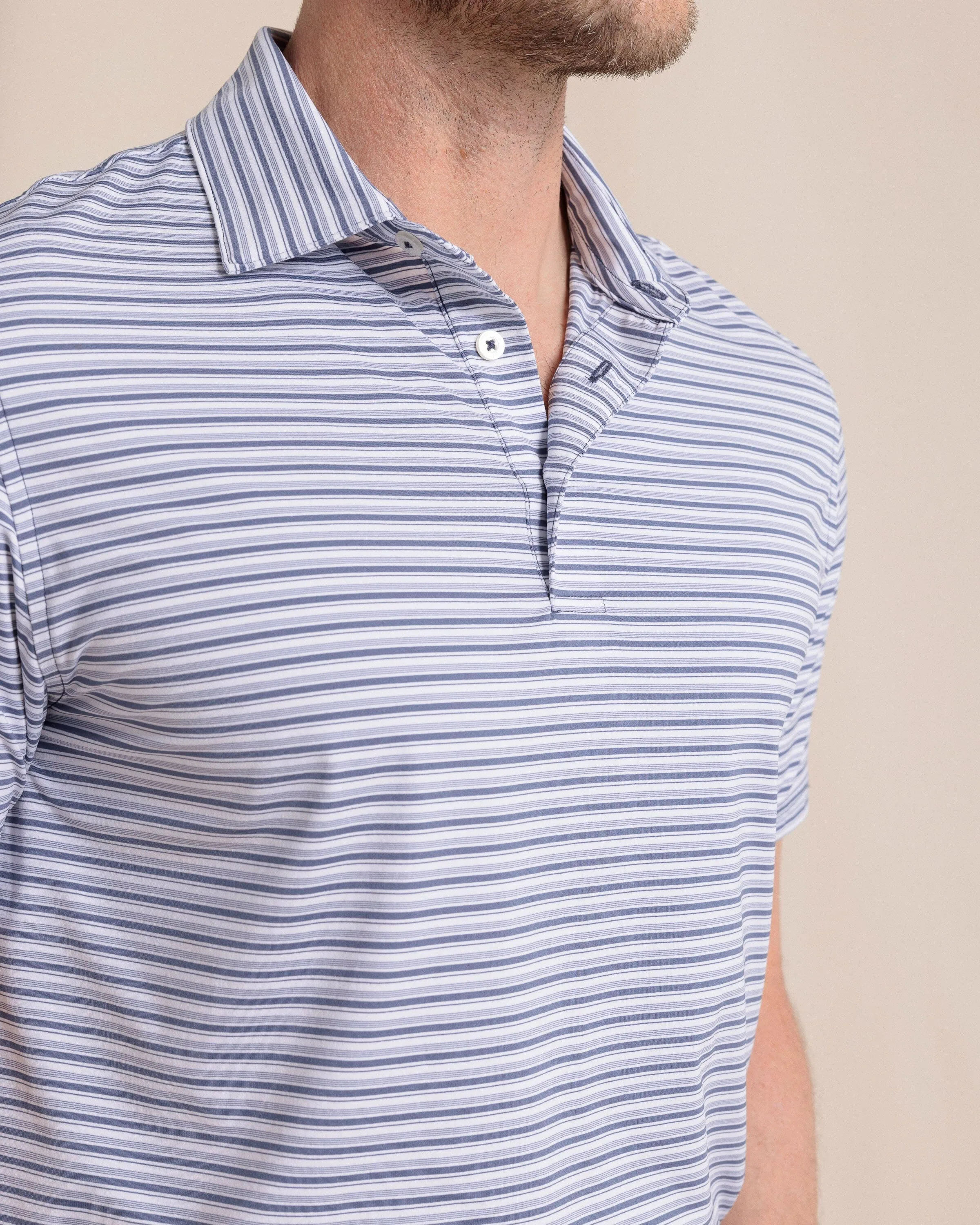 brrr°®-eeze Breezy Point Stripe Polo sold by Southern Tide product image thumbnail 2