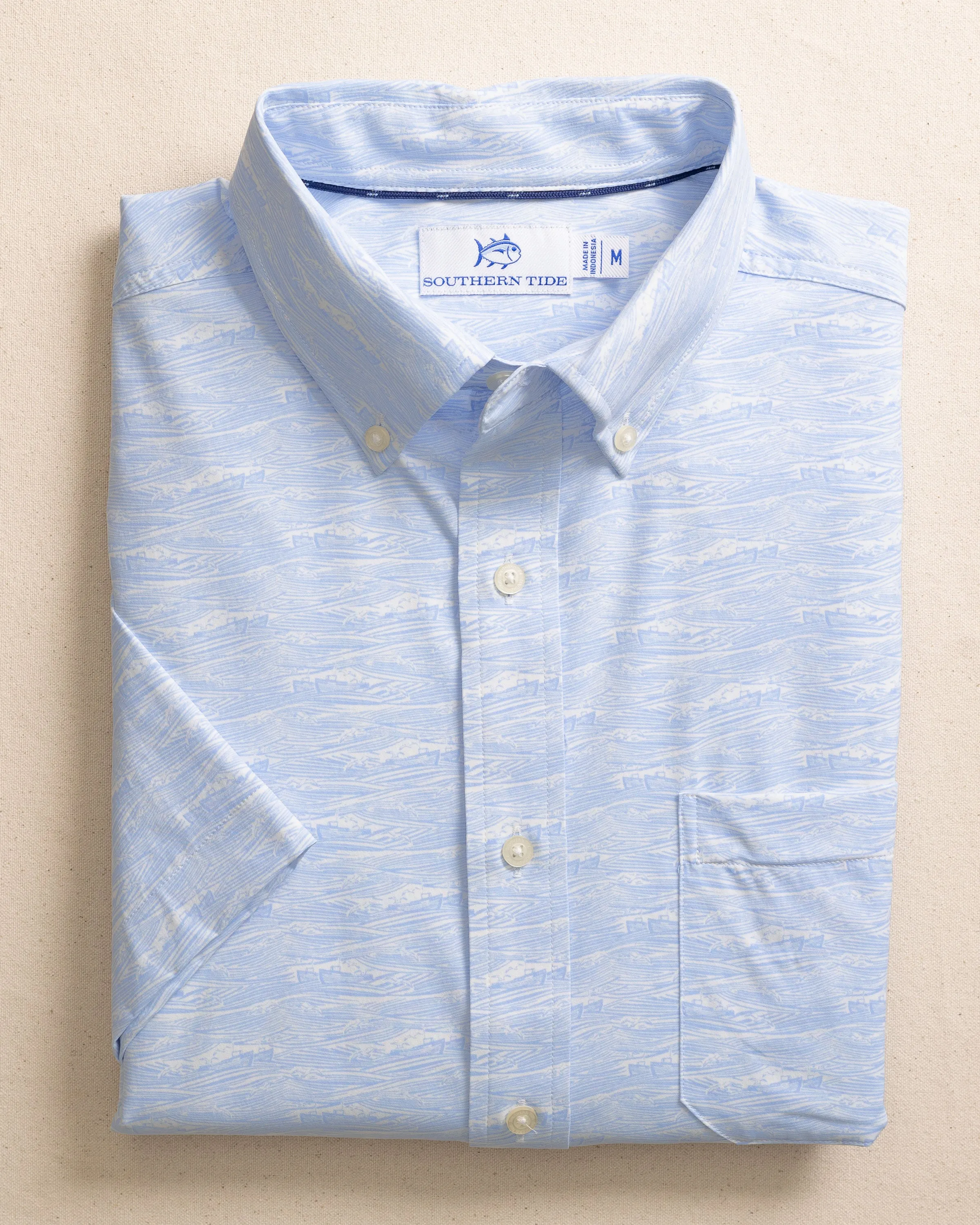 Get In Shipshape Intercoastal Short Sleeve Sport Shirt sold by Southern Tide