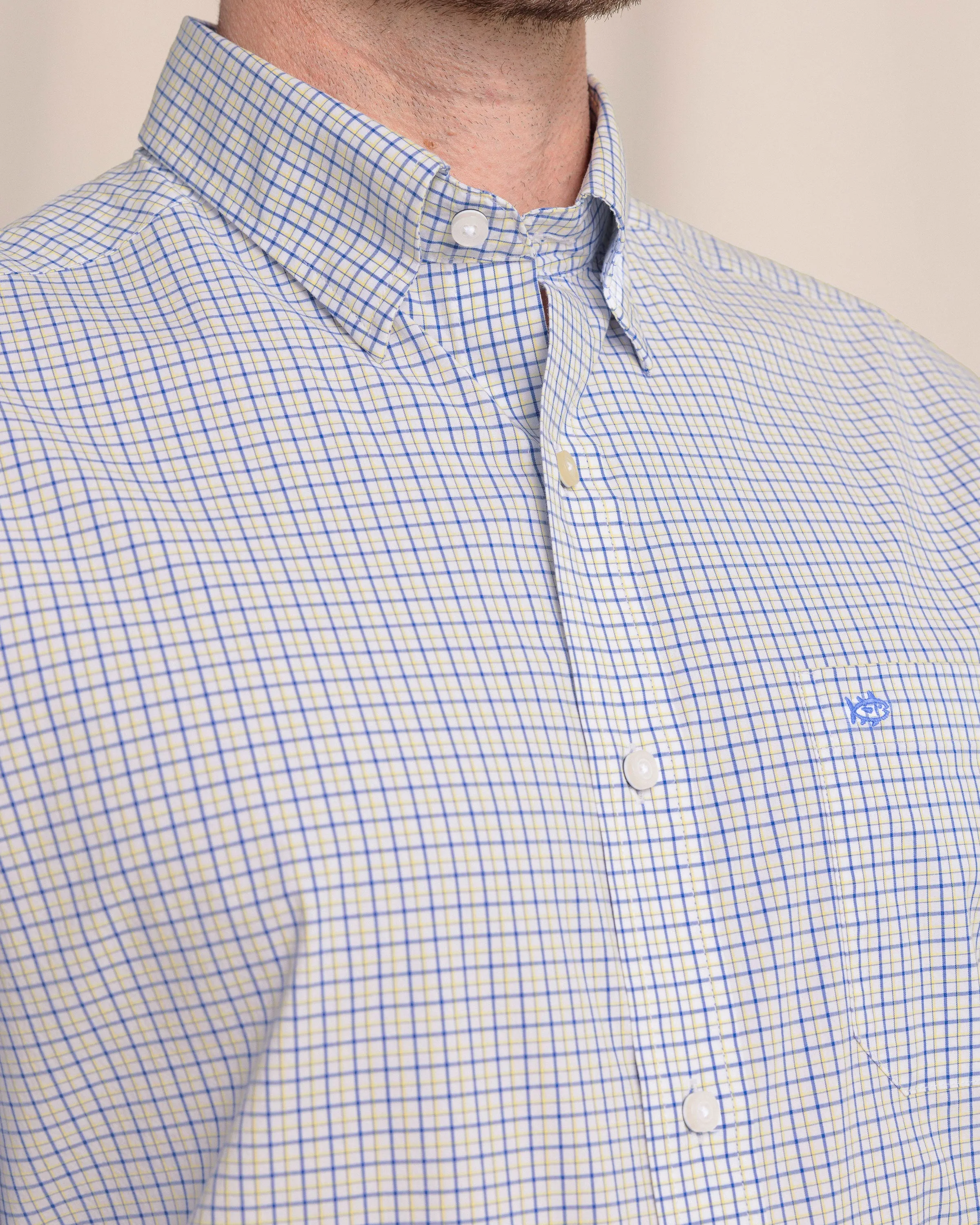 Charleston Balfour Plaid Long Sleeve Sport Shirt sold by Southern Tide product image thumbnail 5